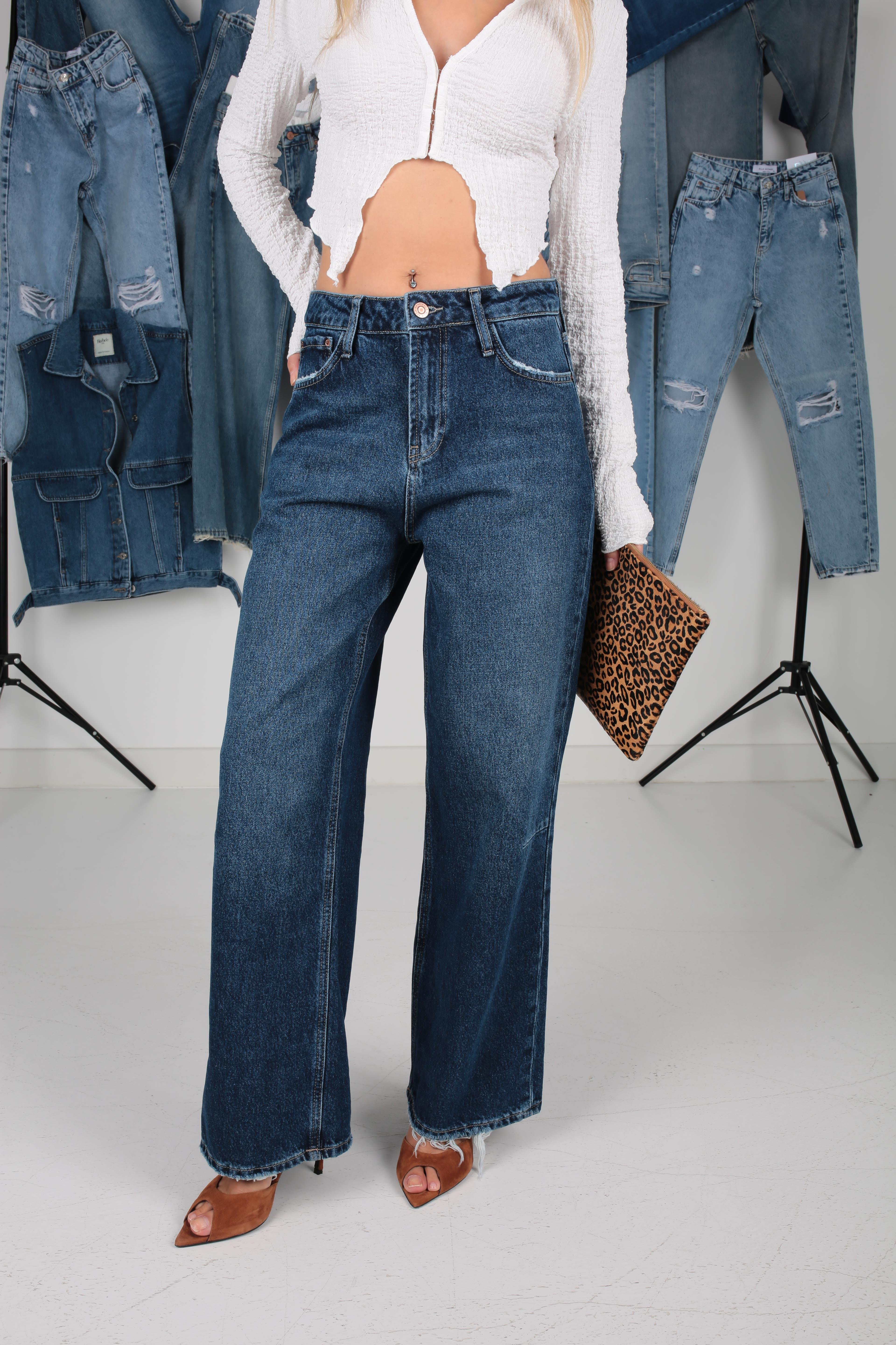 Lacivert Hıgh Rise Jean(1854-1) JEAN