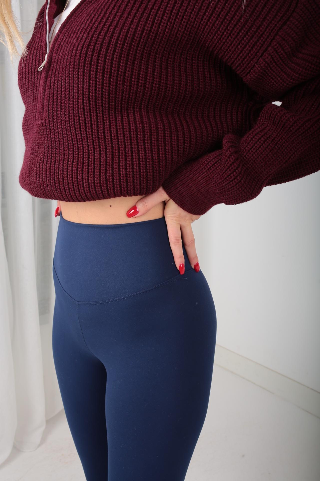 Lacivert Spor Tayt TAYT