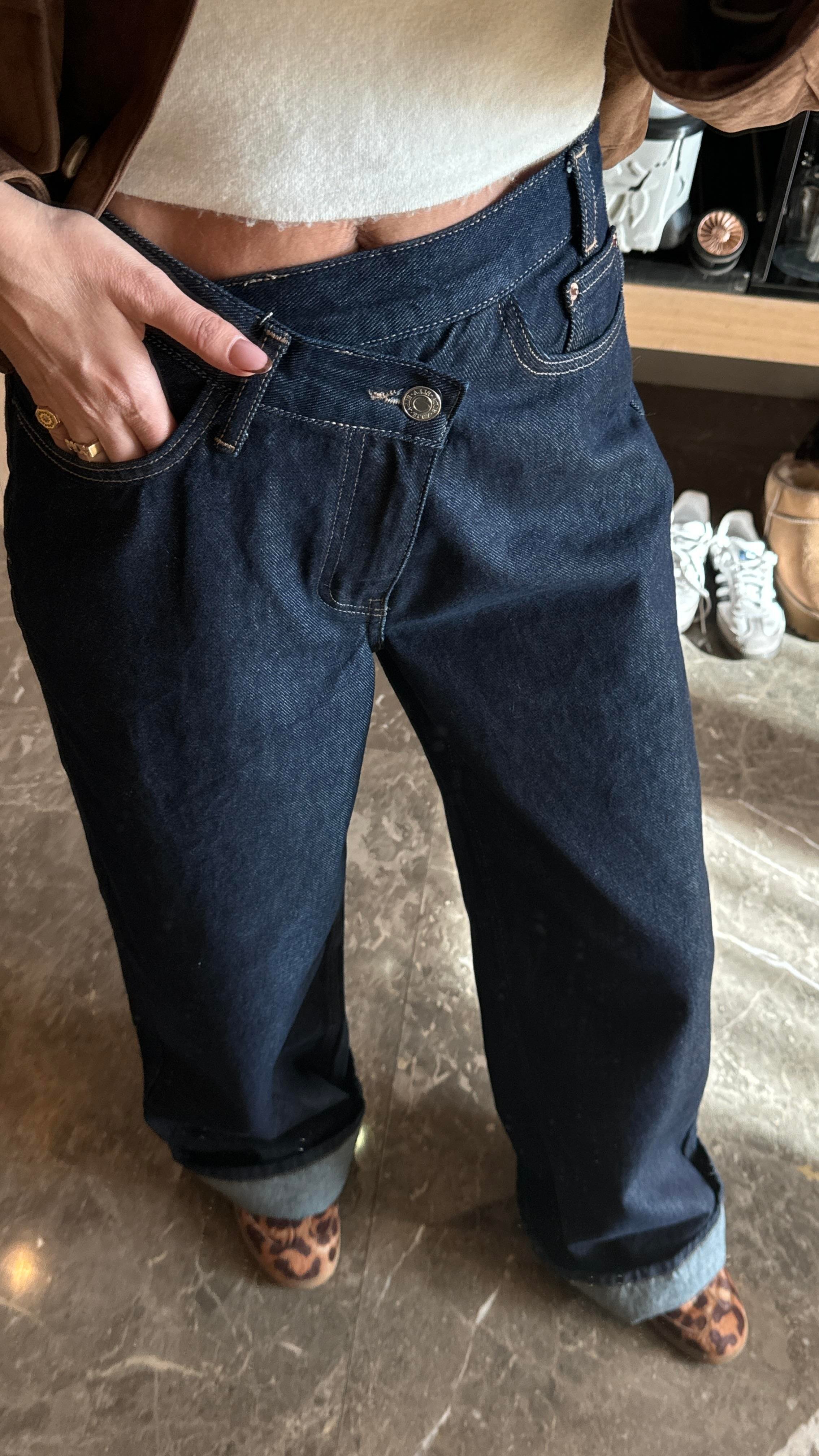 Lacivert Wide Leg Jean (013) JEAN