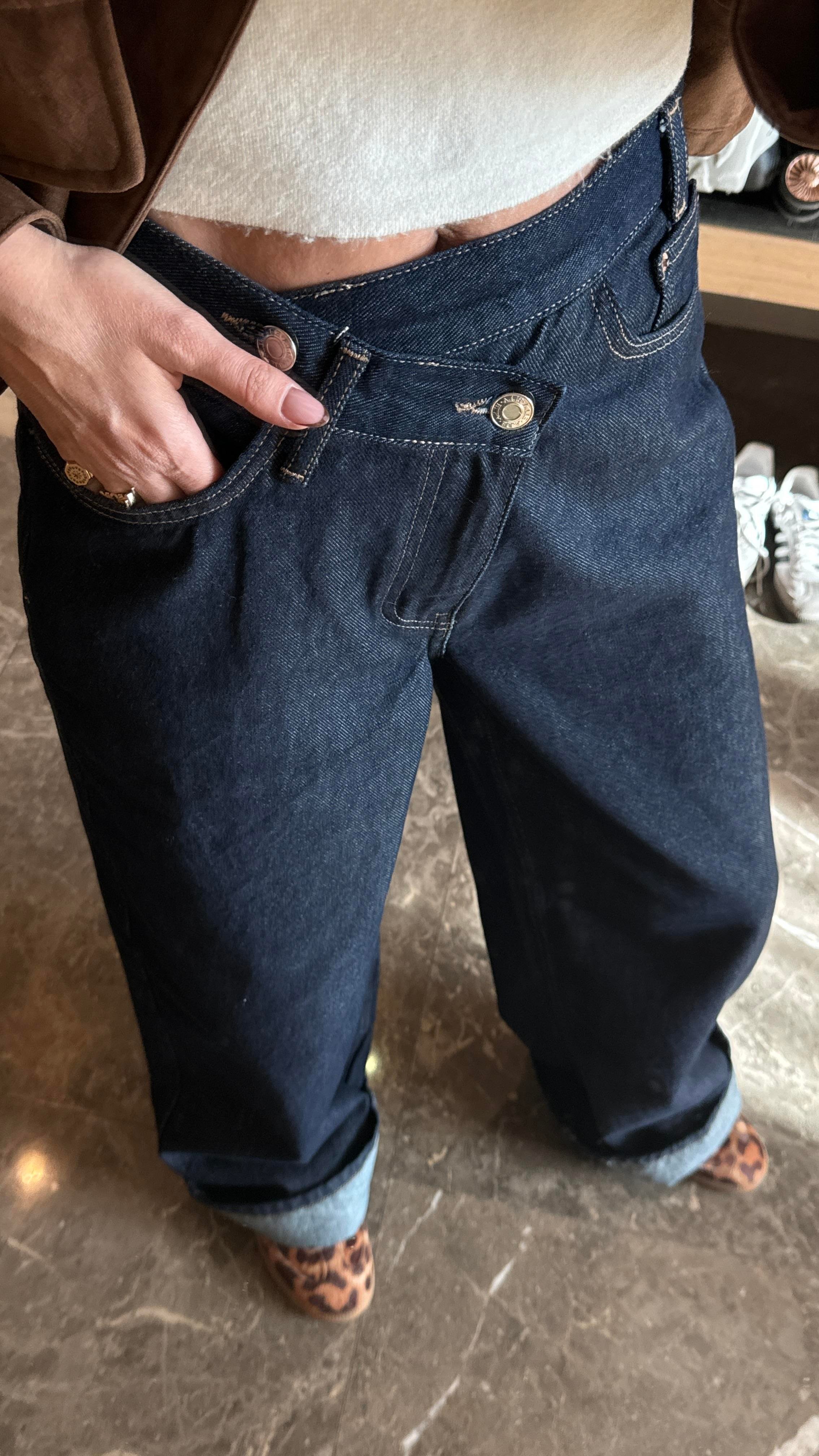 Lacivert Wide Leg Jean (013) JEAN