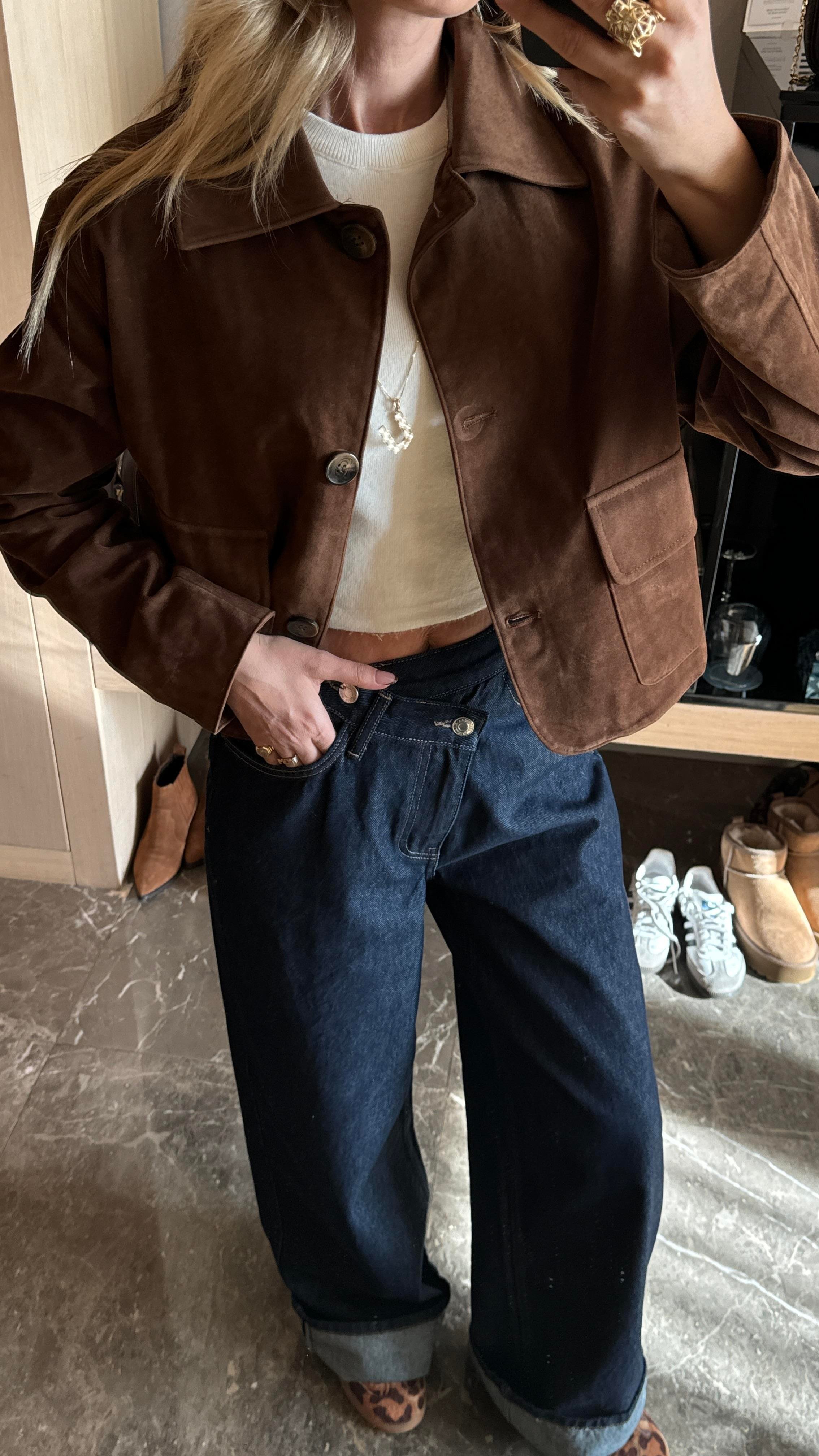 Lacivert Wide Leg Jean (013) JEAN