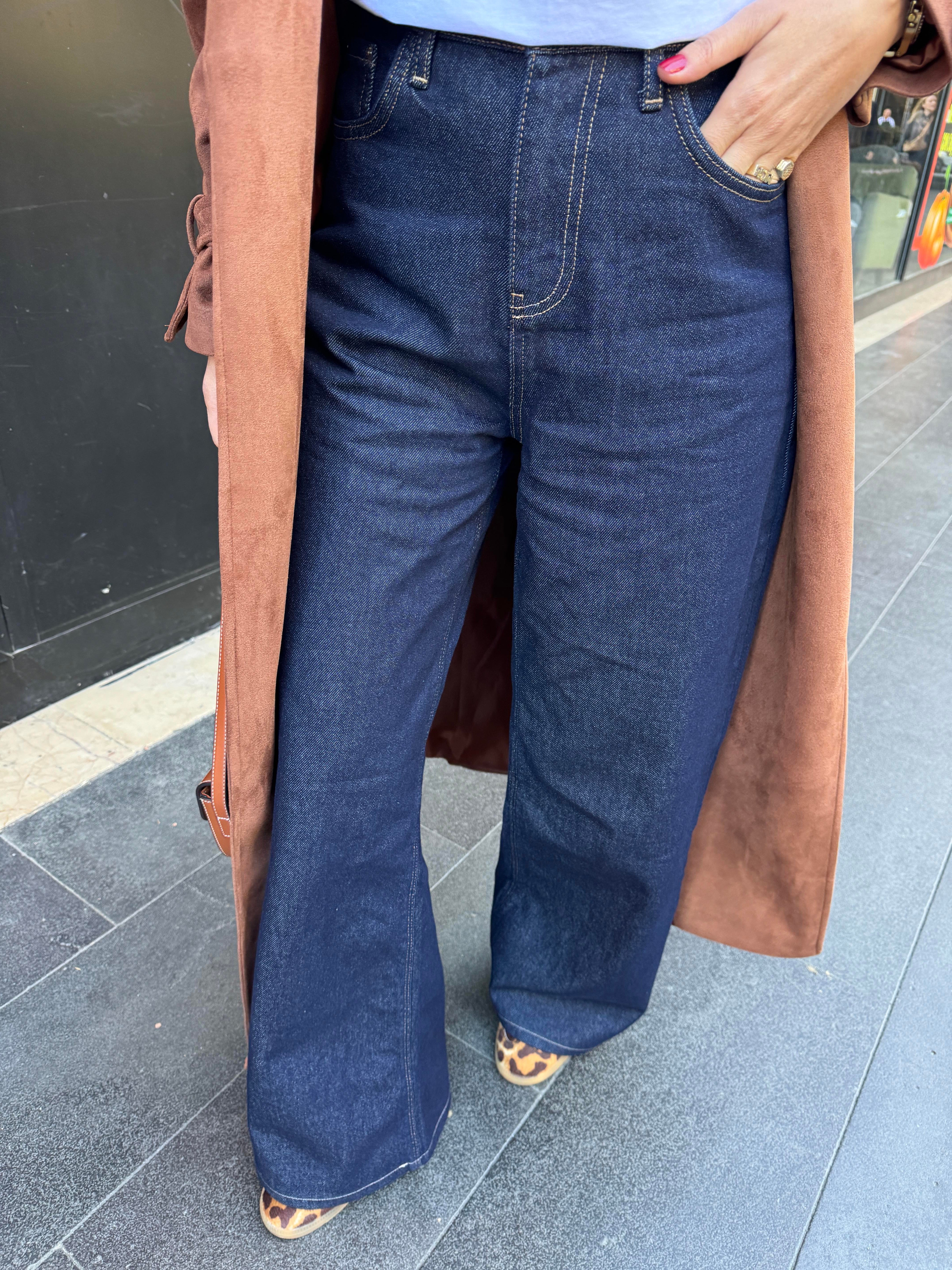 Lacivert Wide Leg Jean(1952-1) JEAN