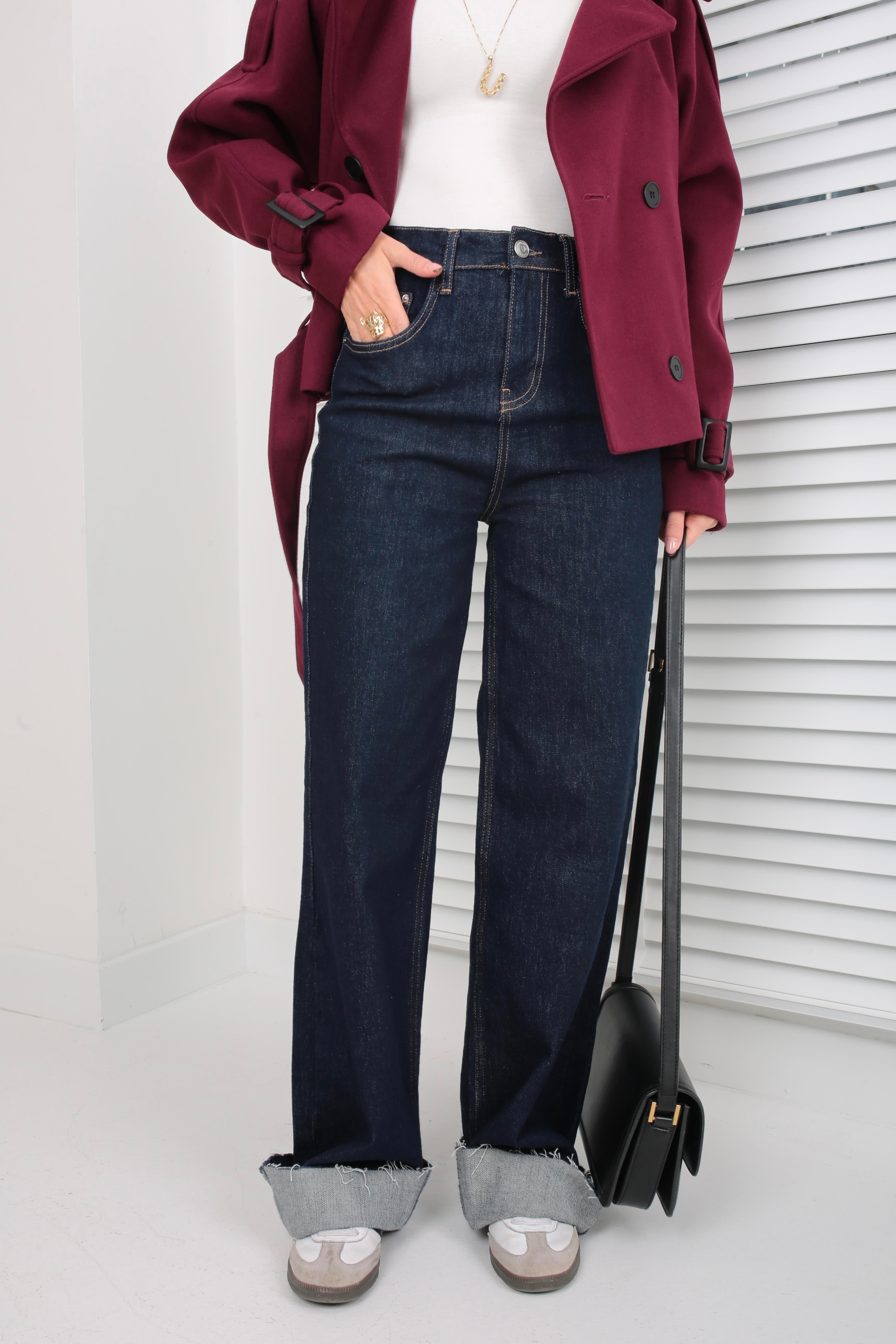 Lacivert Wide Leg Jean(1975) JEAN