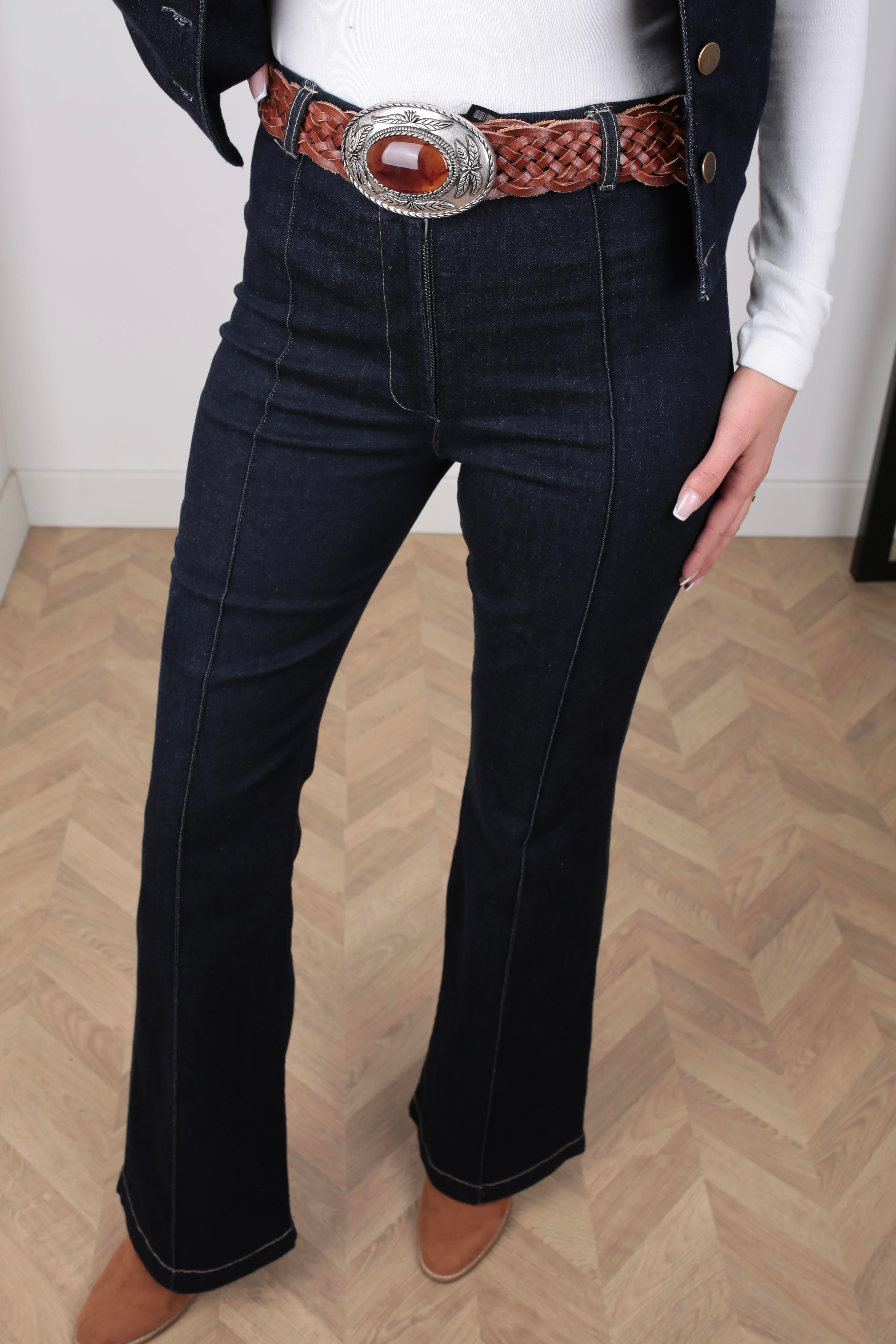 Lacivert Yelekli Denim Takım TAKIM