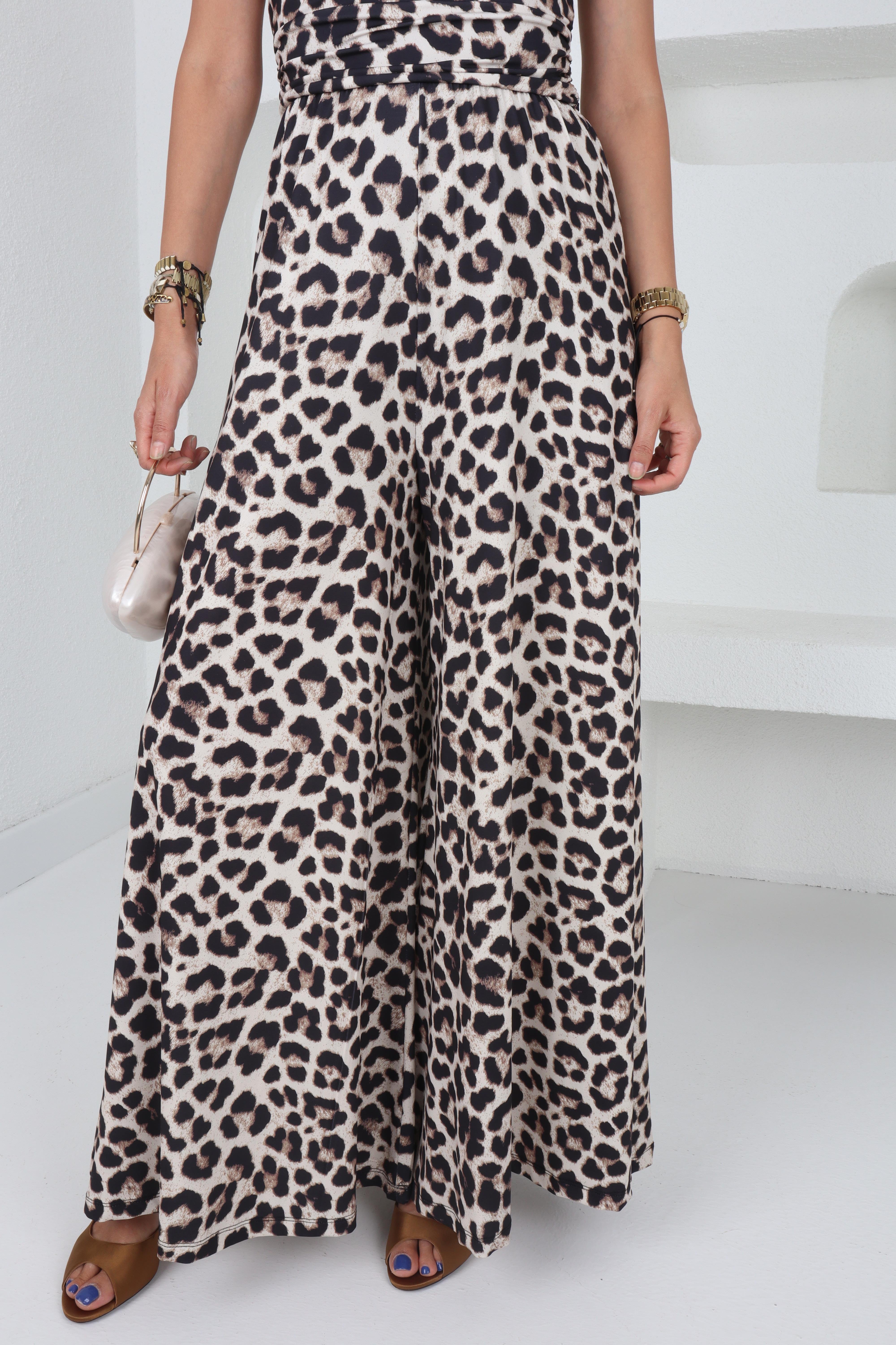 Leopar Desen Tek Omuz Tulum TULUM