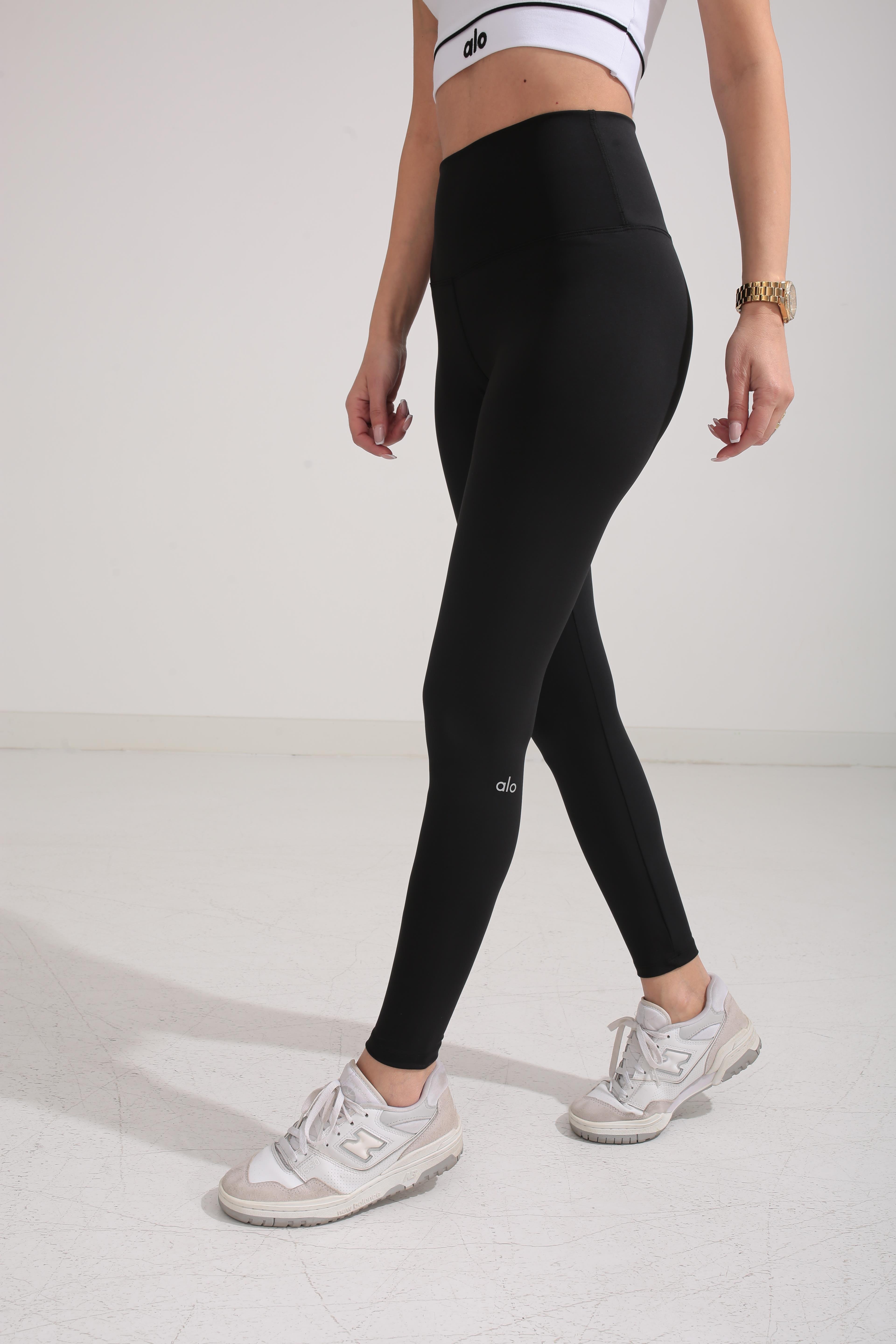 Siyah Baskılı Spor Tayt TAYT