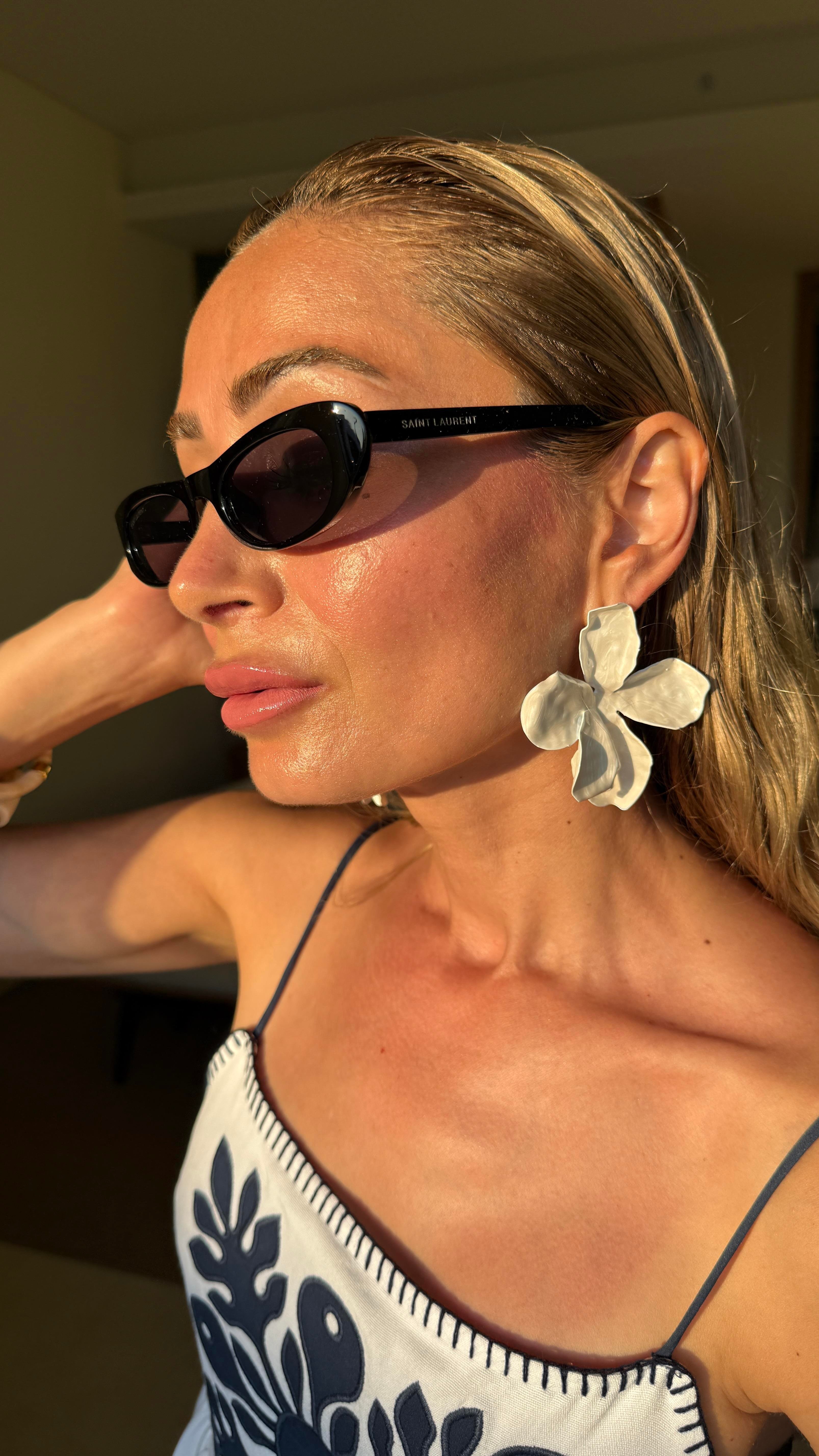 Siyah Kemik Çerçeve Sl Oval Gözlük(6161) GÜNEŞ GÖZLÜĞÜ | NO33