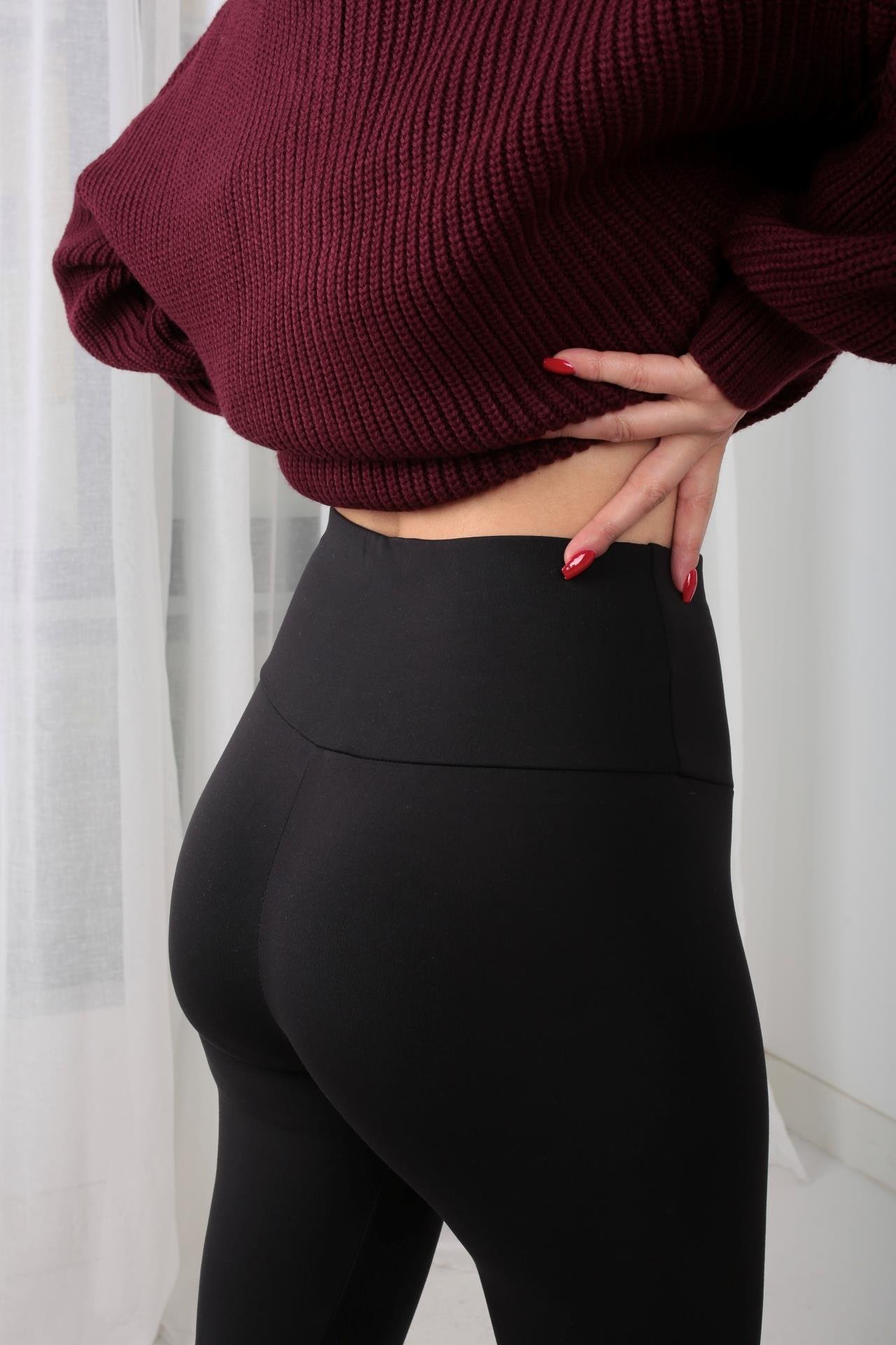 Siyah Spor Tayt TAYT