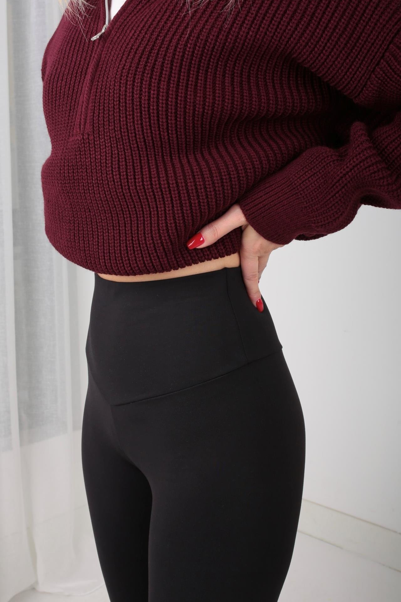 Siyah Spor Tayt TAYT