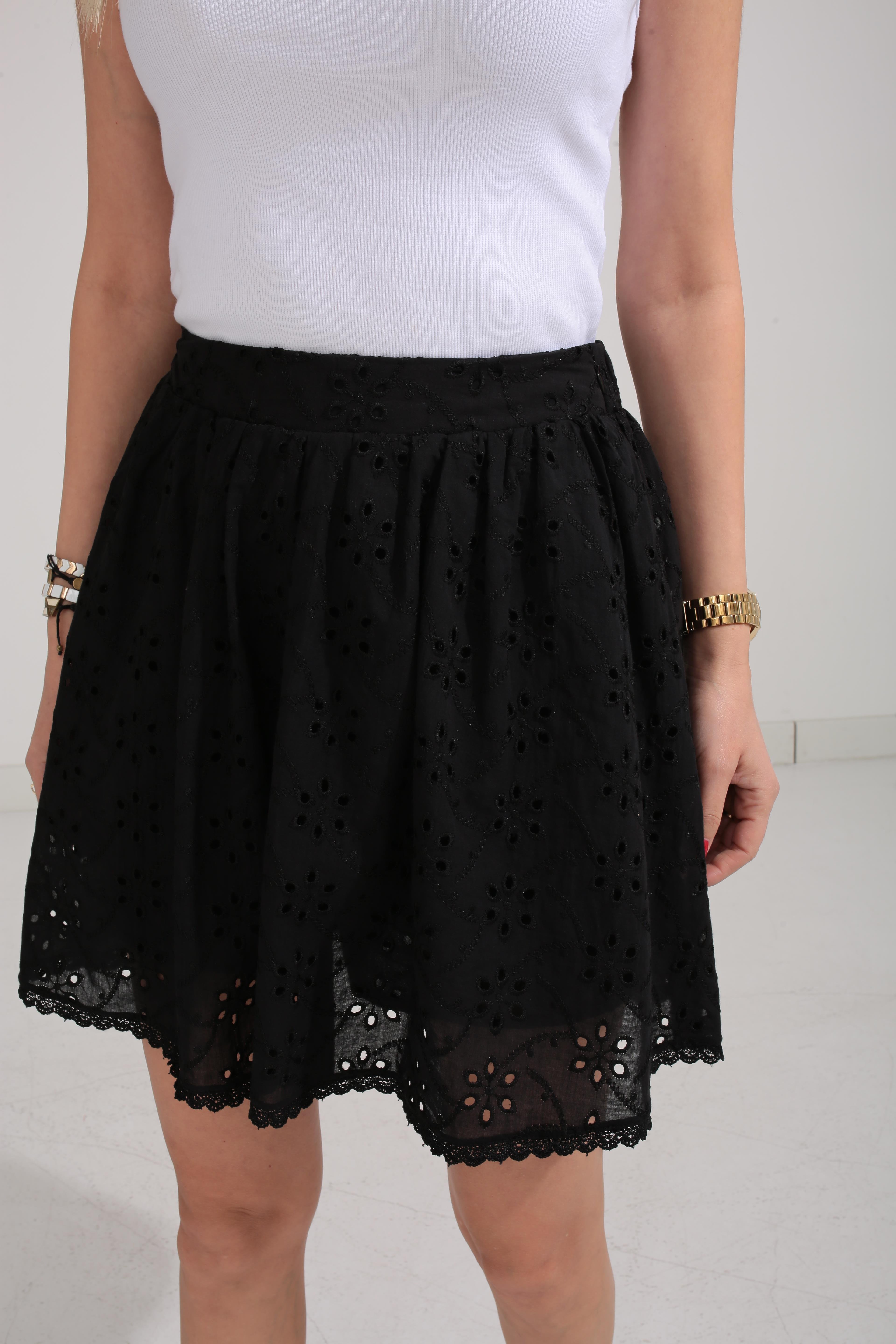 Şort Astarlı Büzgülü Siyah Fisto Etek ETEK | NO33