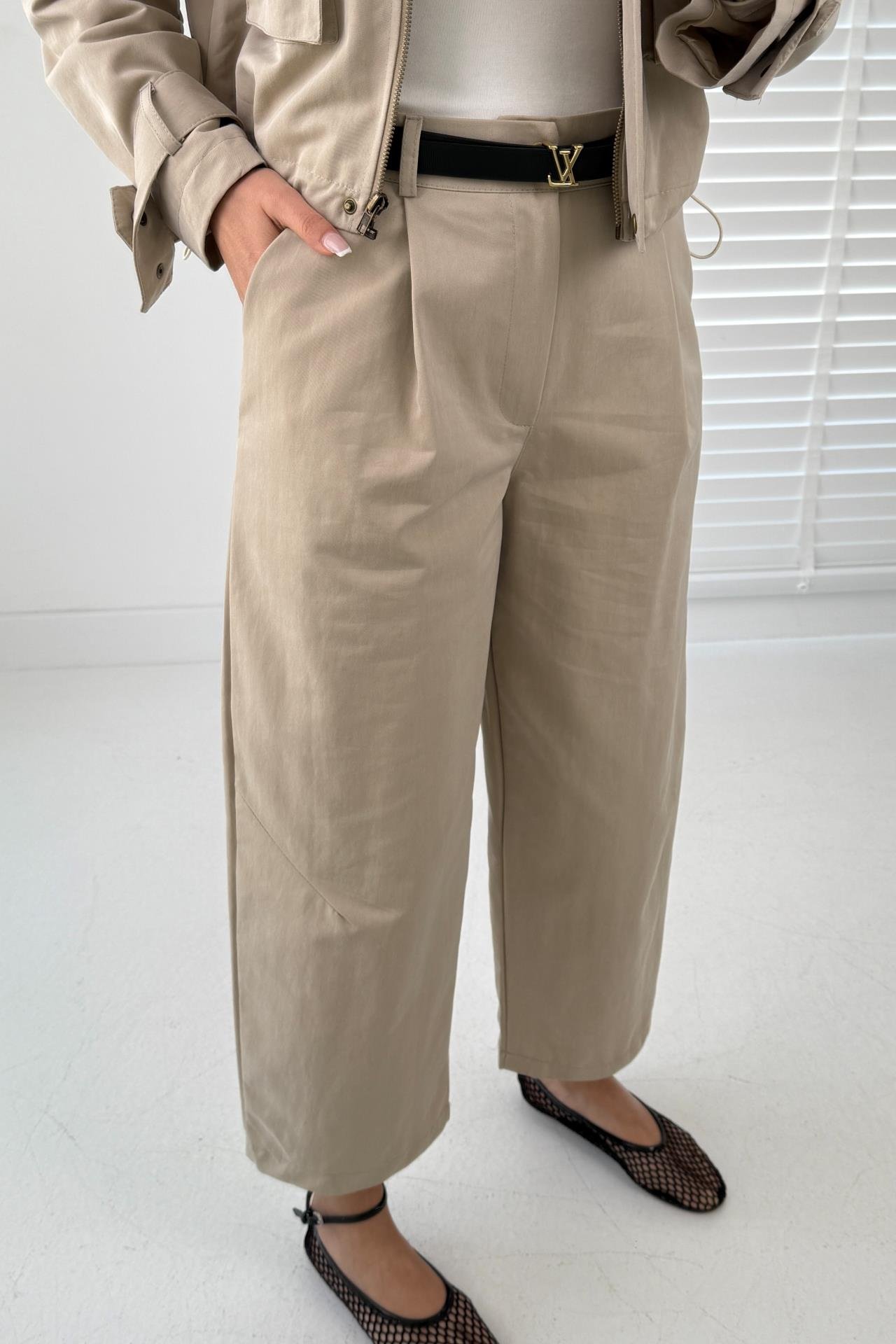 Taş Cepli Tensel Gabardin Takım TAKIM