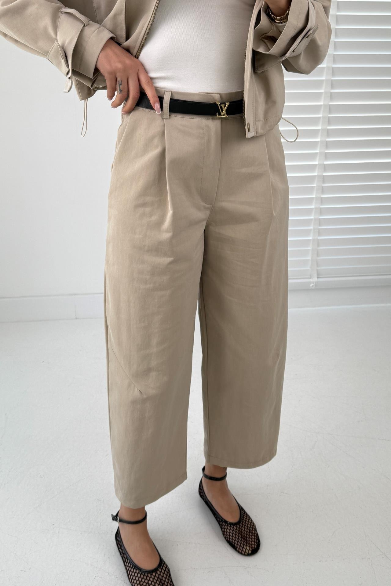 Taş Cepli Tensel Gabardin Takım TAKIM