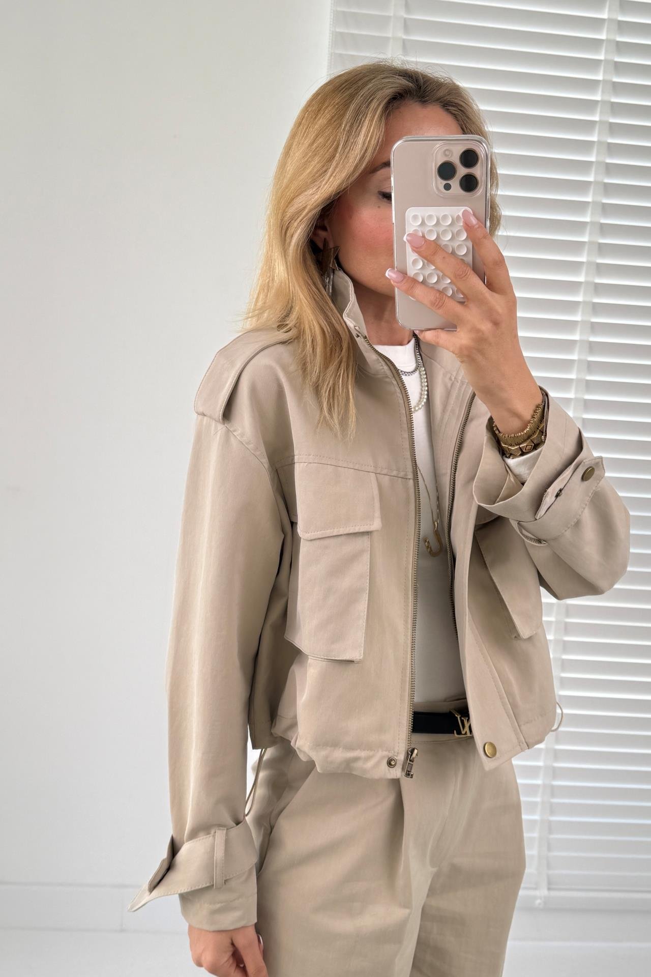 Taş Cepli Tensel Gabardin Takım TAKIM