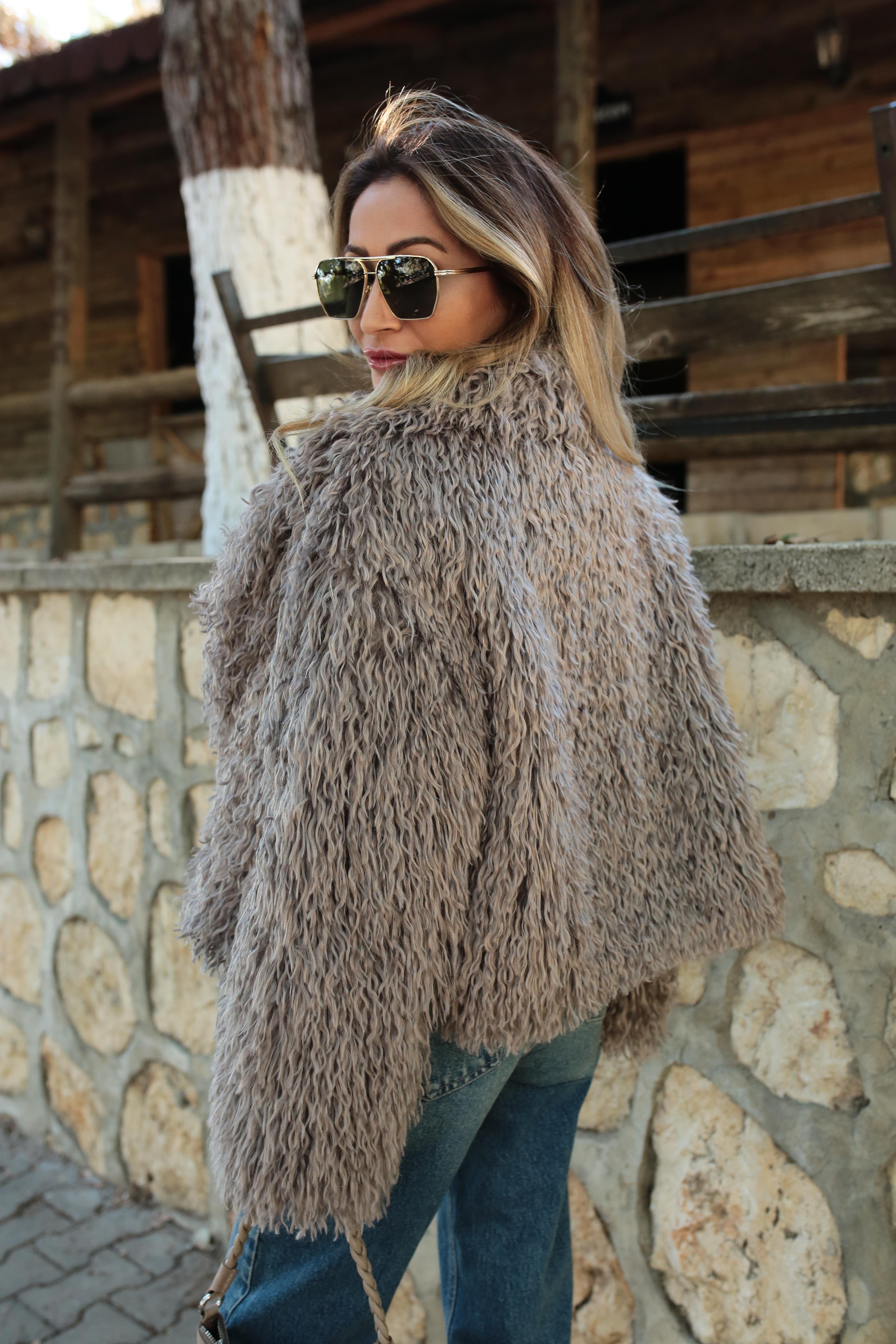 Vizon Kısa Premium Kürk KABAN