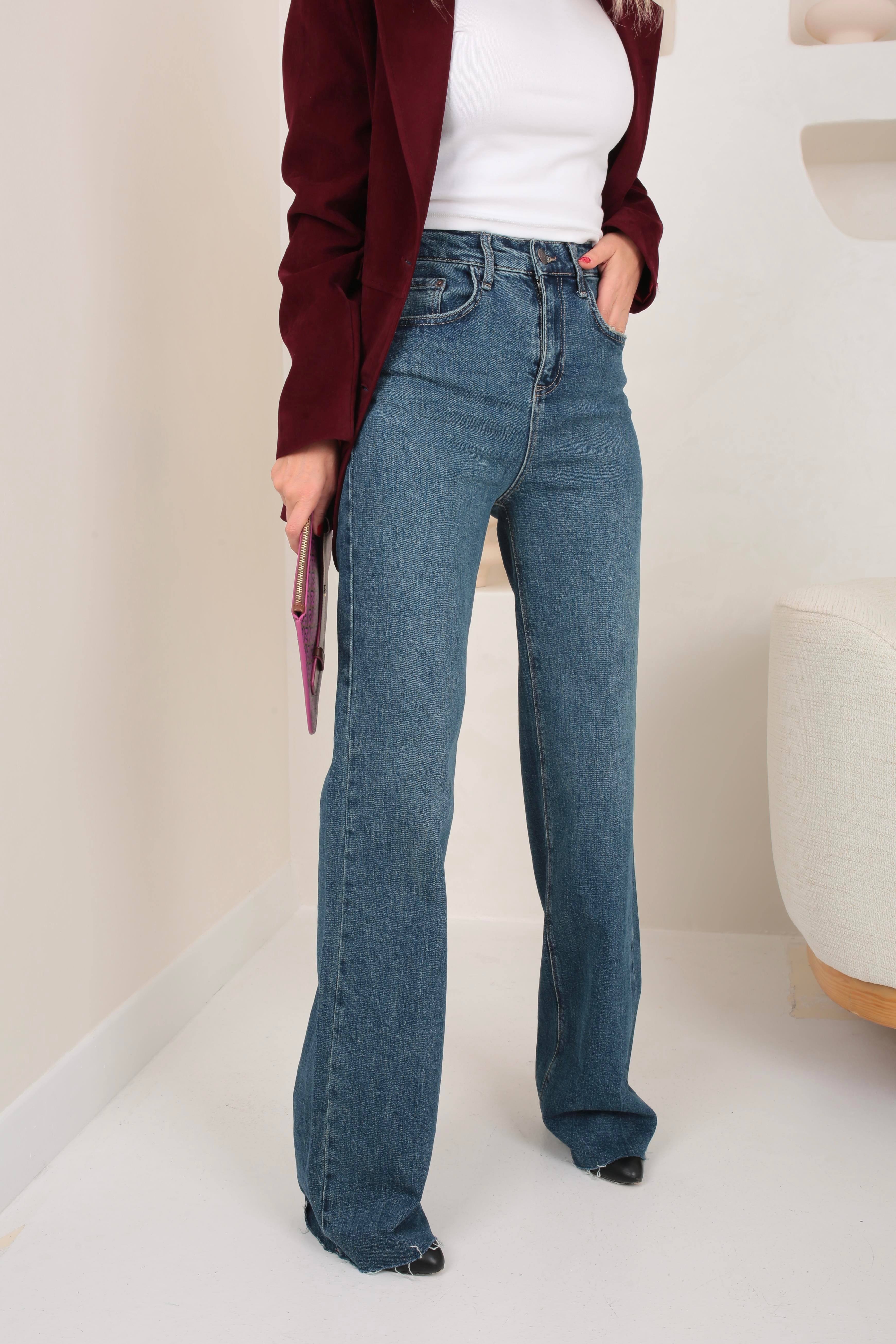 Wide Leg Full Lenght Jean(1943-2) JEAN