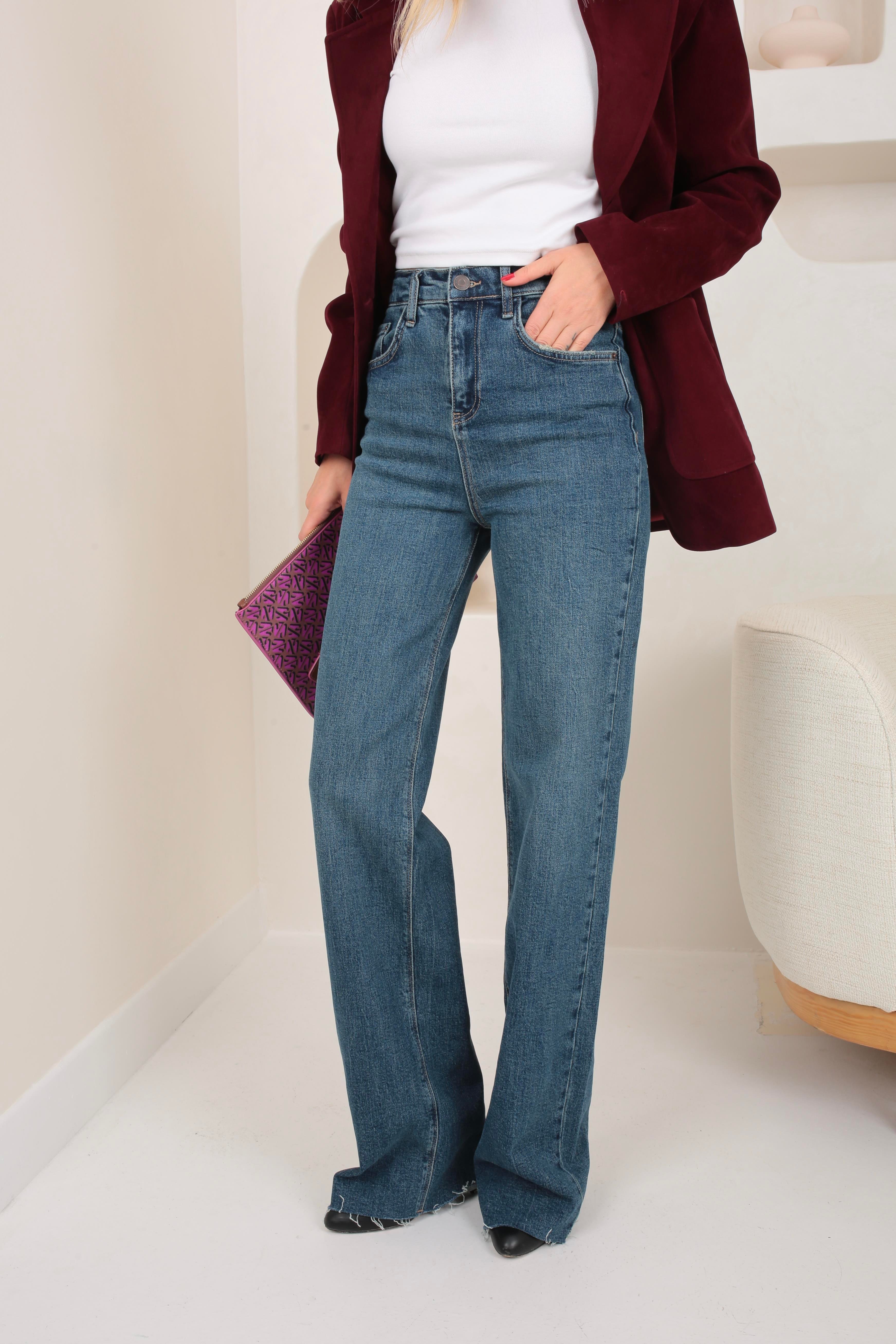 Wide Leg Full Lenght Jean(1943-2) JEAN