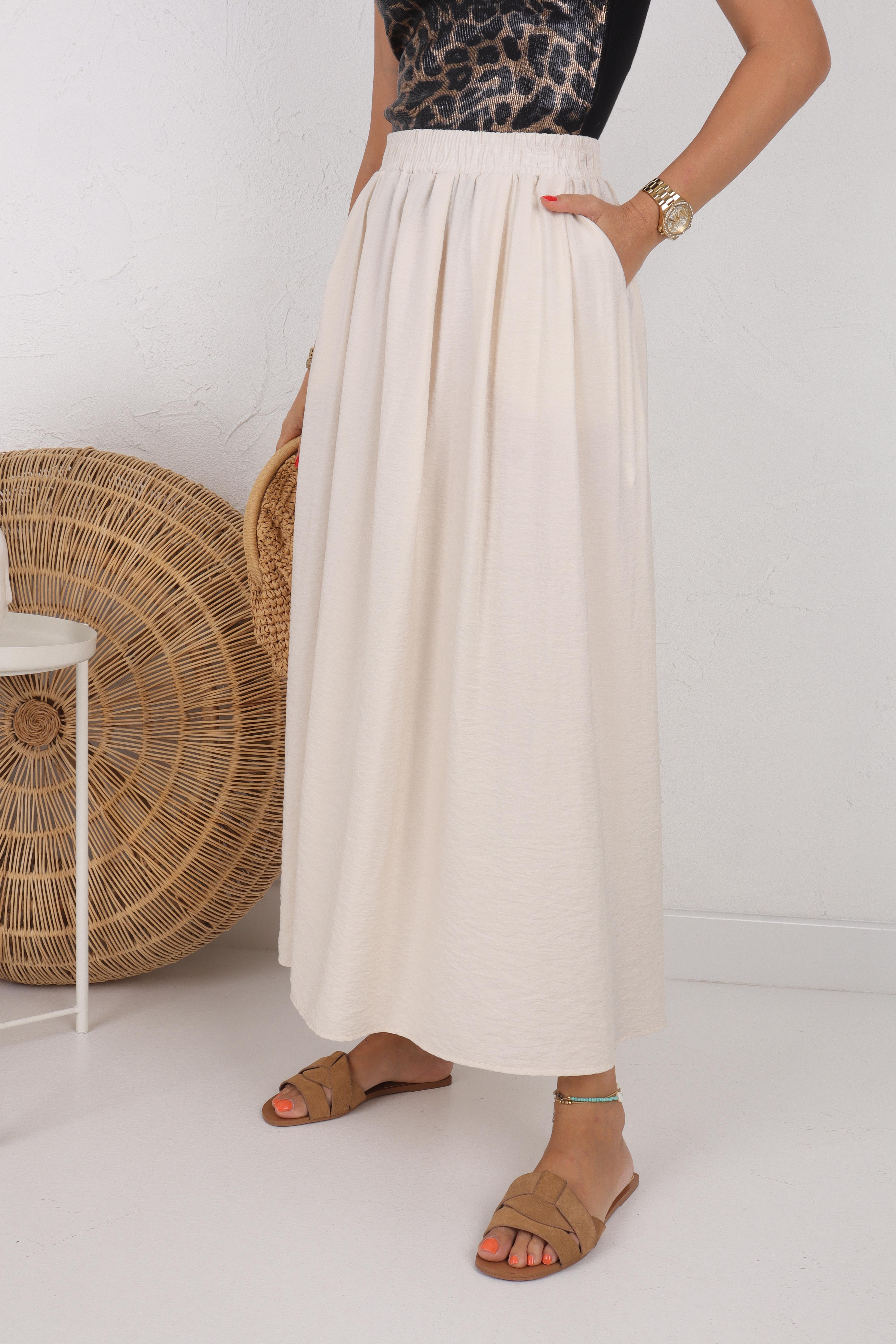 Yandan Cepli Lastikli Taş Etek ETEK