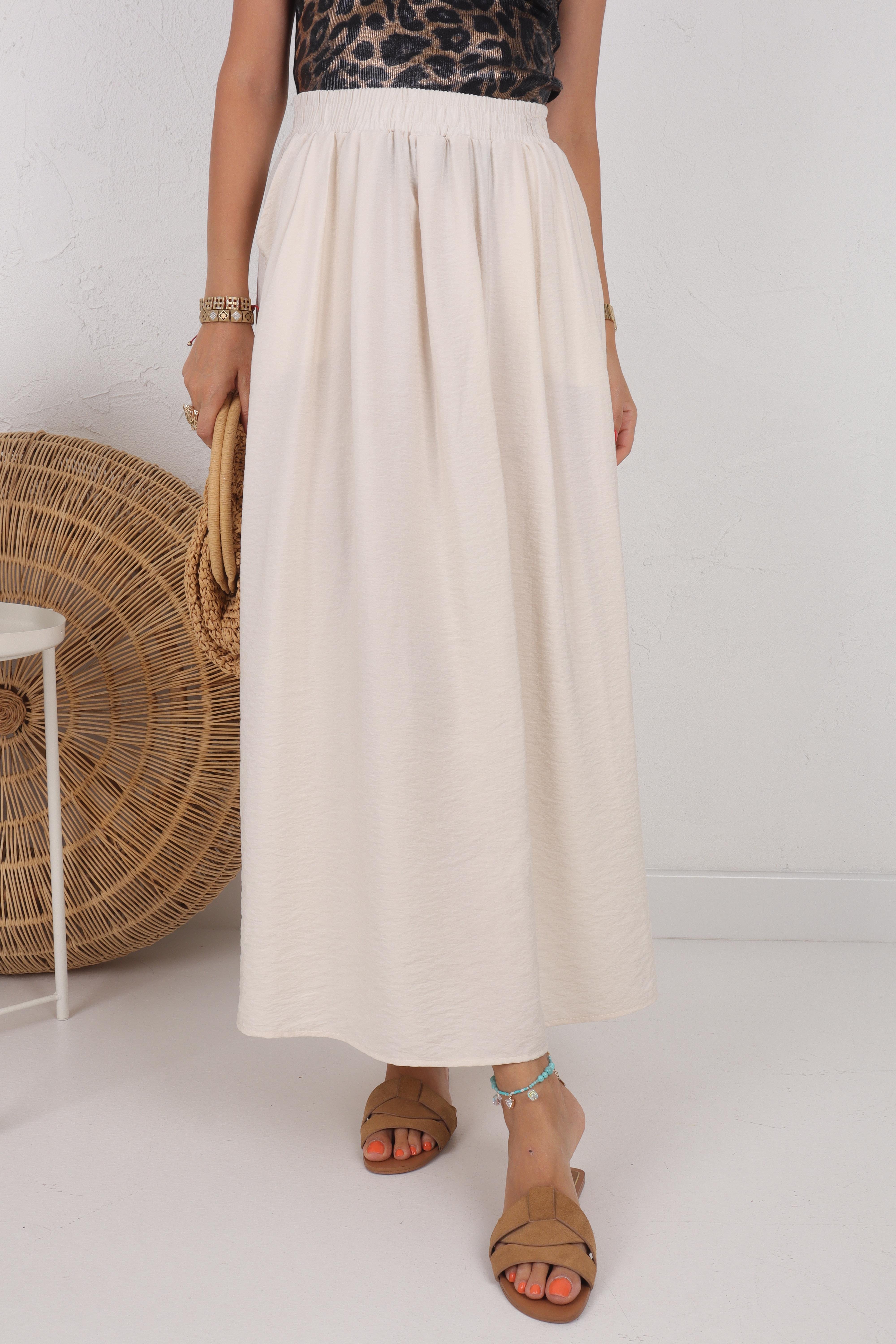 Yandan Cepli Lastikli Taş Etek ETEK