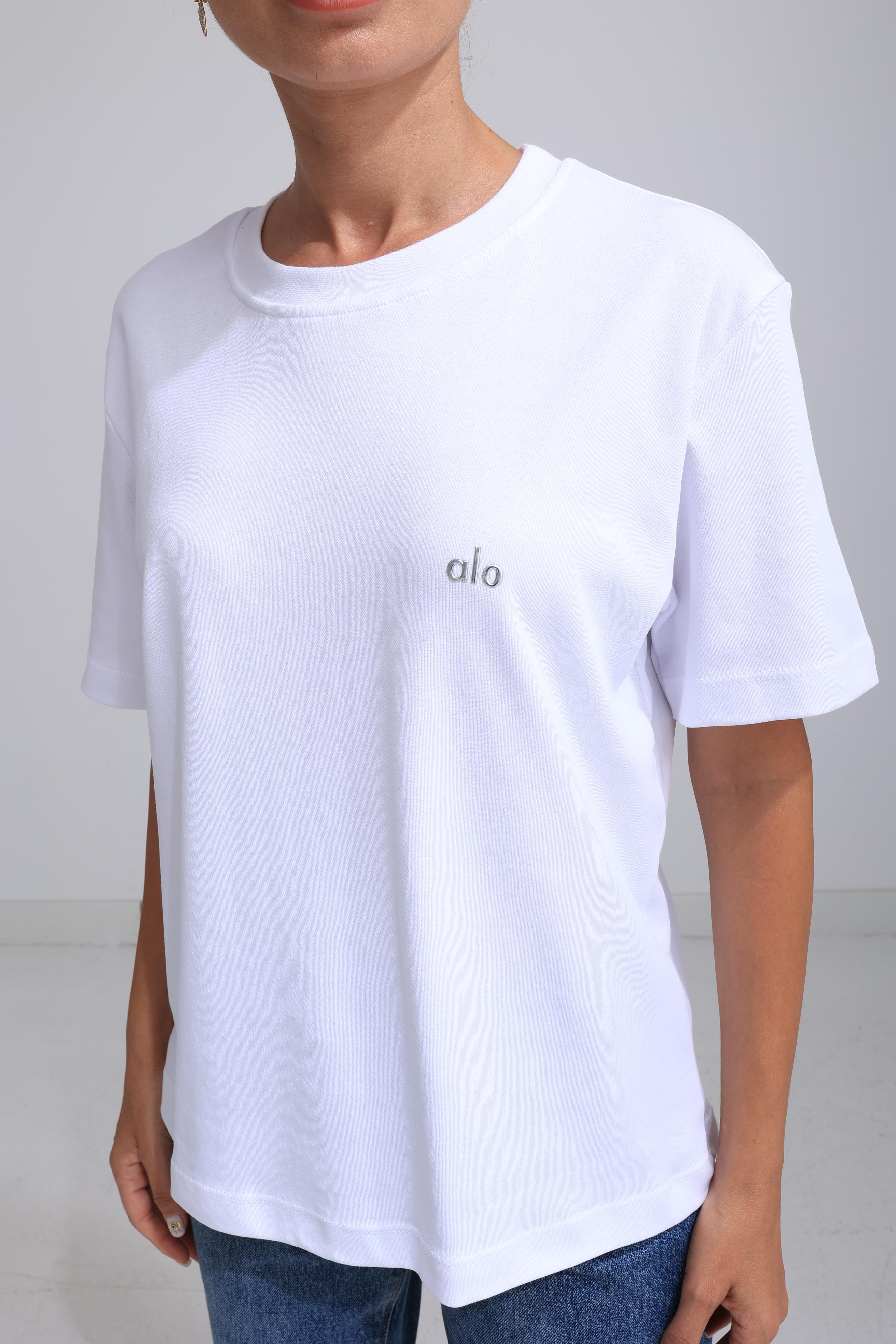Yazı Baskılı Beyaz Basic Tshirt T-SHİRT | NO33