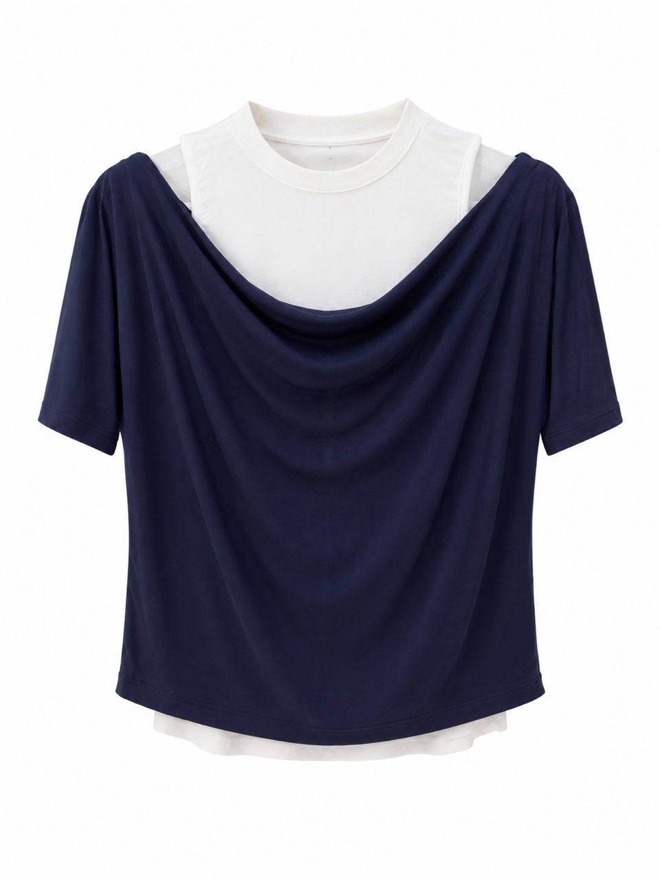 Nişantaşı Butik ATLET BLUZ 2Lİ SET LACİVERT