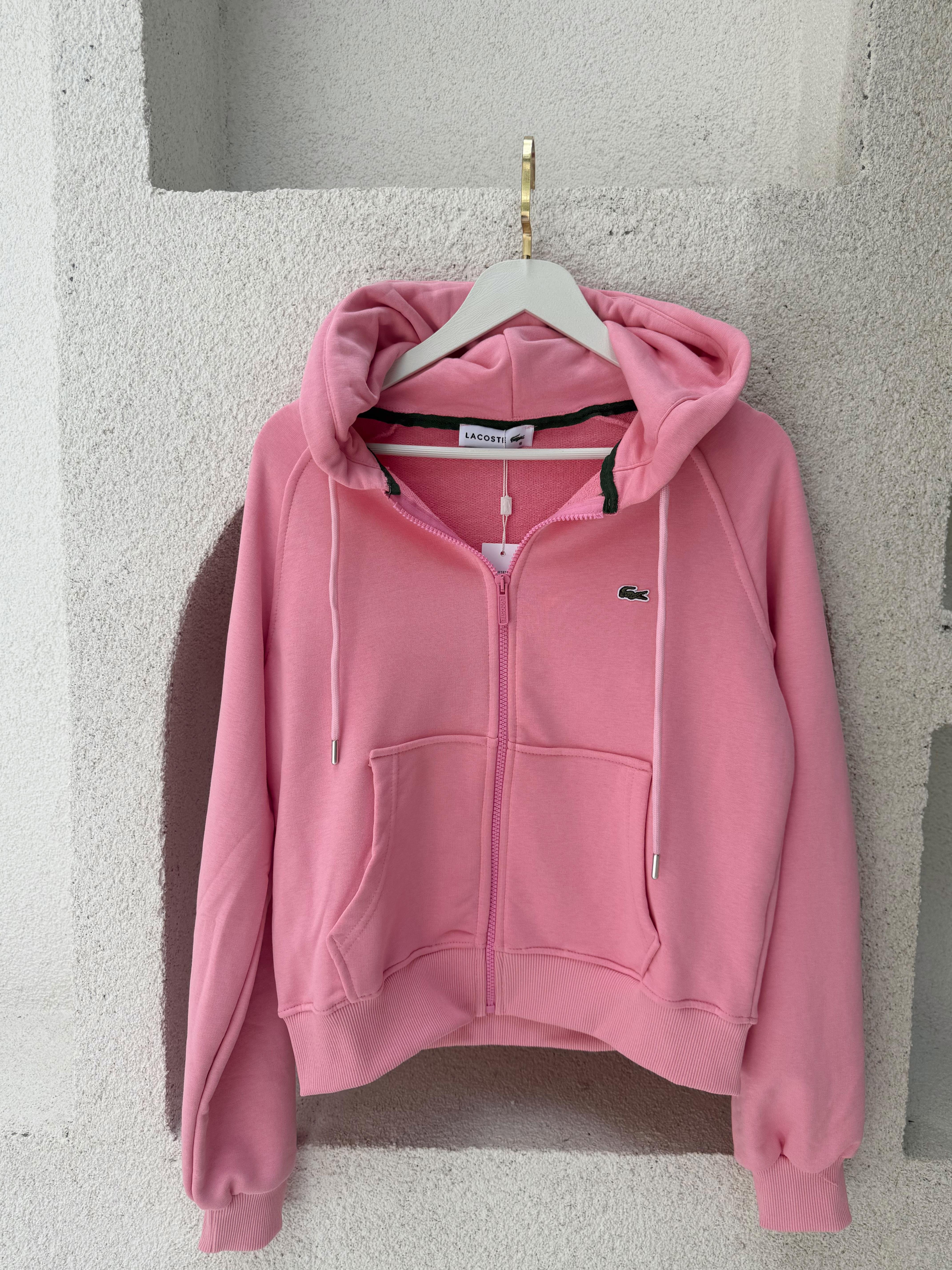 Nişantaşı Butik FERMUARLI SWEAT CEKET PEMBE