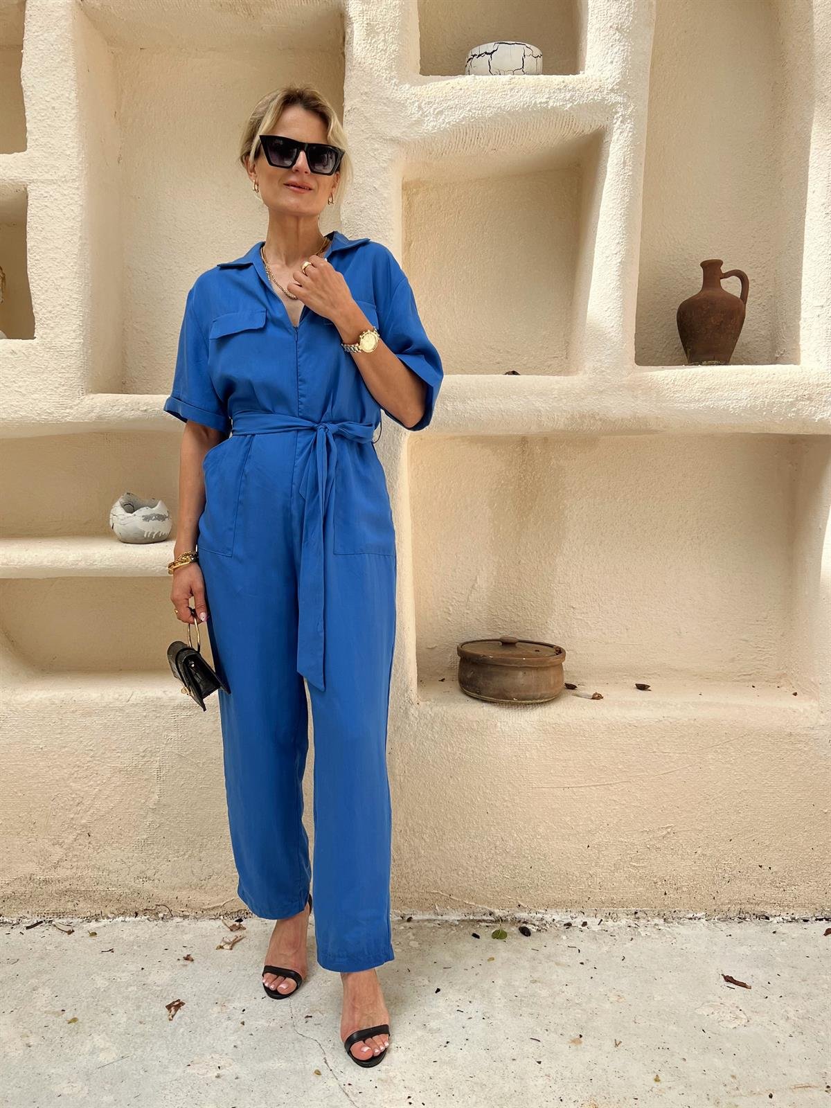FERMUARLI TULUM MAVİ · 2