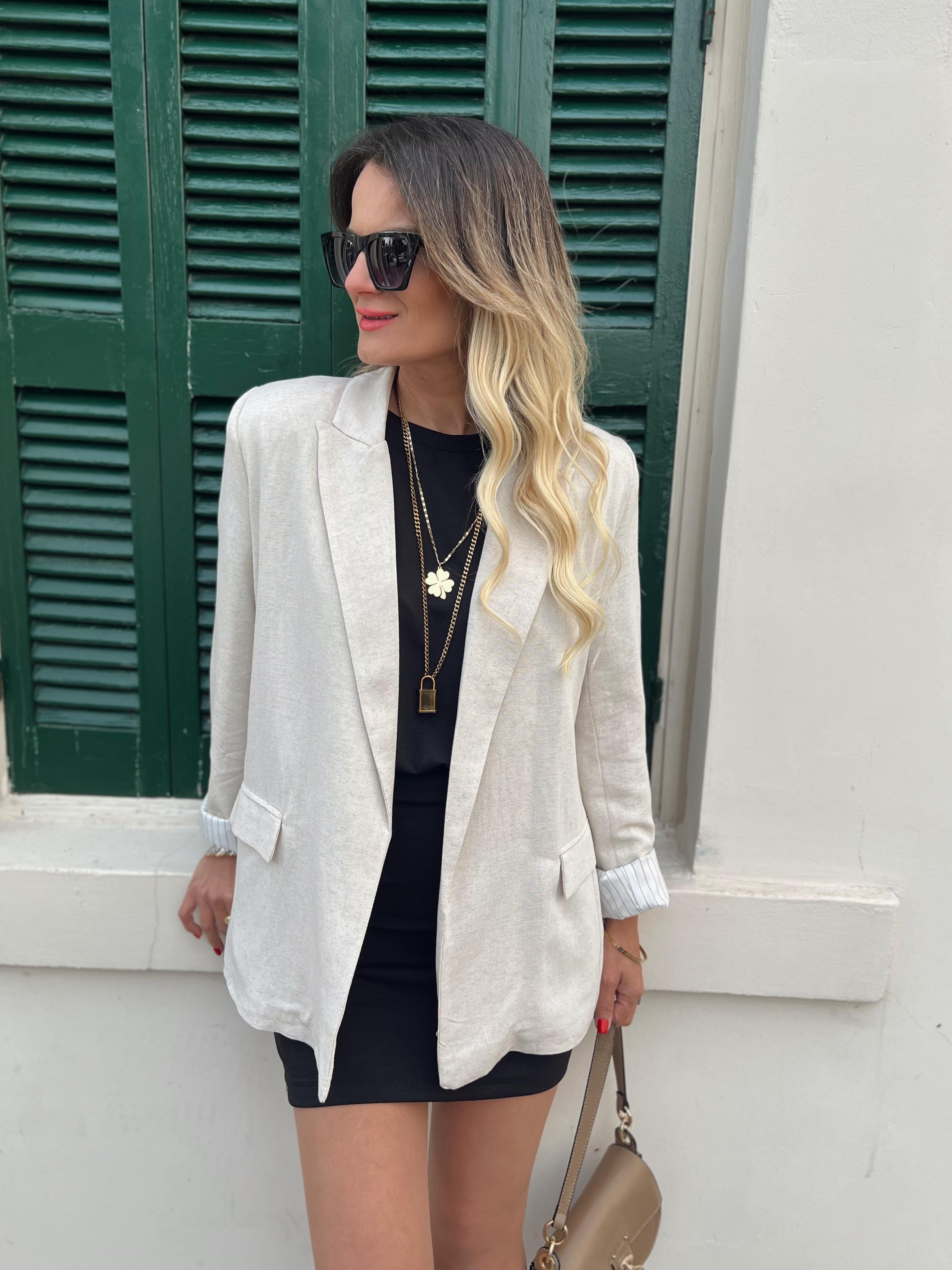 KETEN ASTARLI BLAZER NATURAL · 2