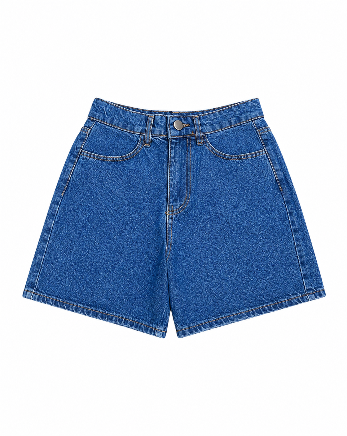 Nişantaşı Butik KLASİK MAVİ MOM JEAN ŞORT 