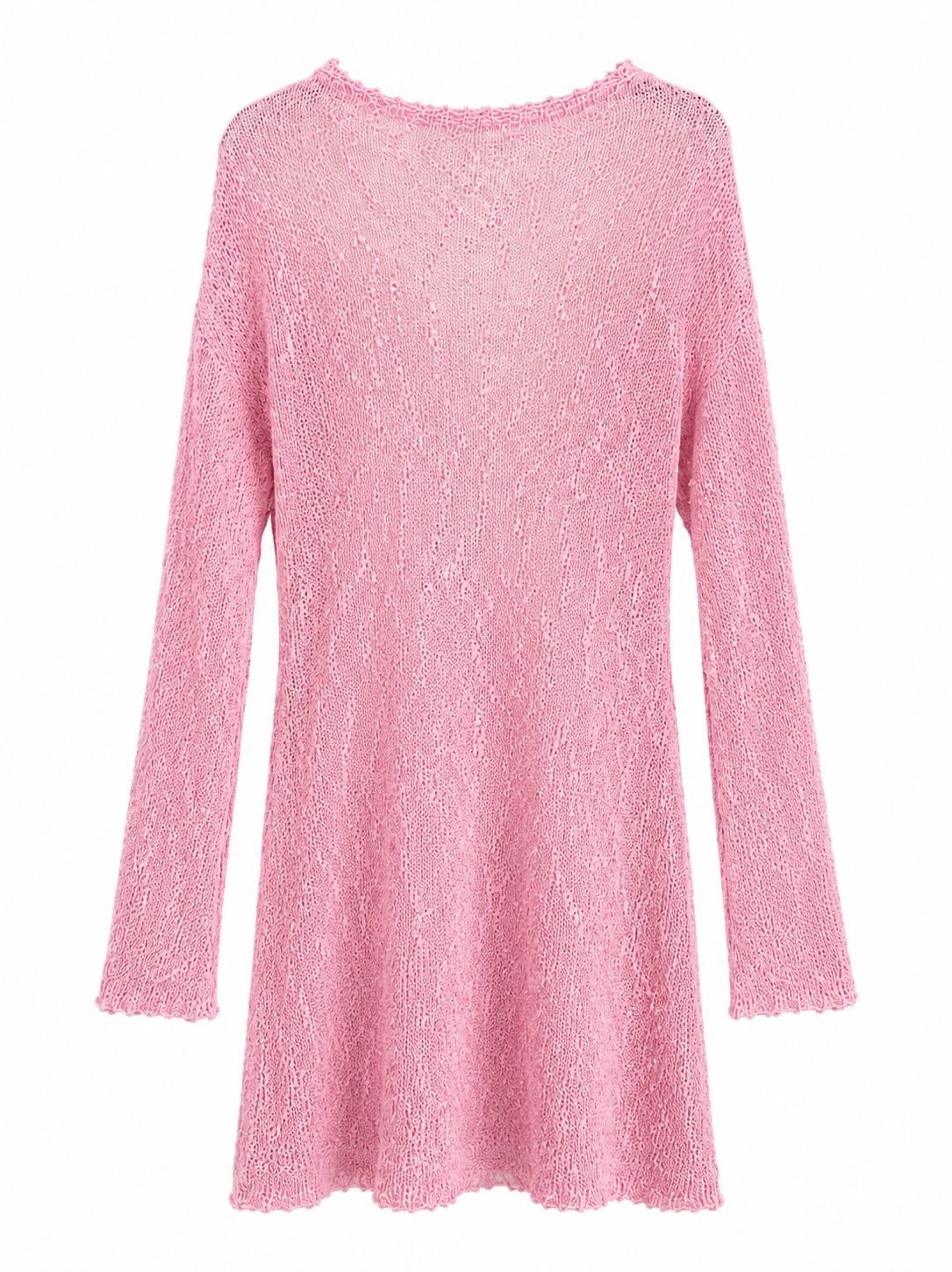 Nişantaşı Butik SIRT DETAY MİNİ ELBİSE PEMBE