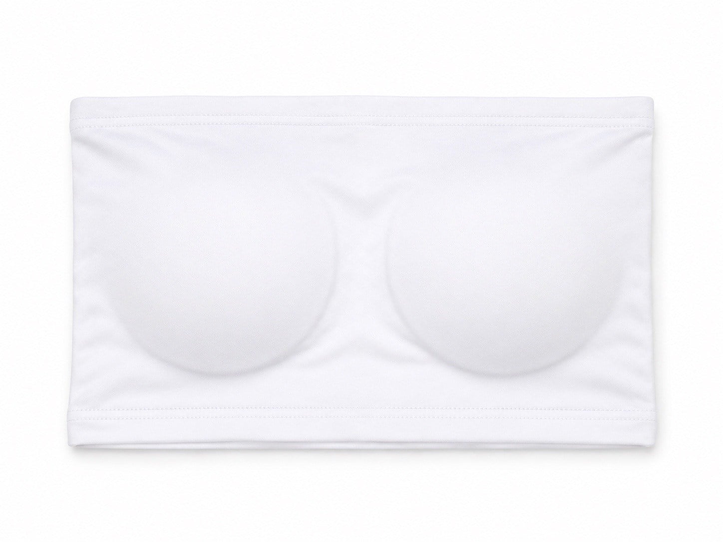 Nişantaşı Butik STRAPLEZ KUPLU CROP BEYAZ 
