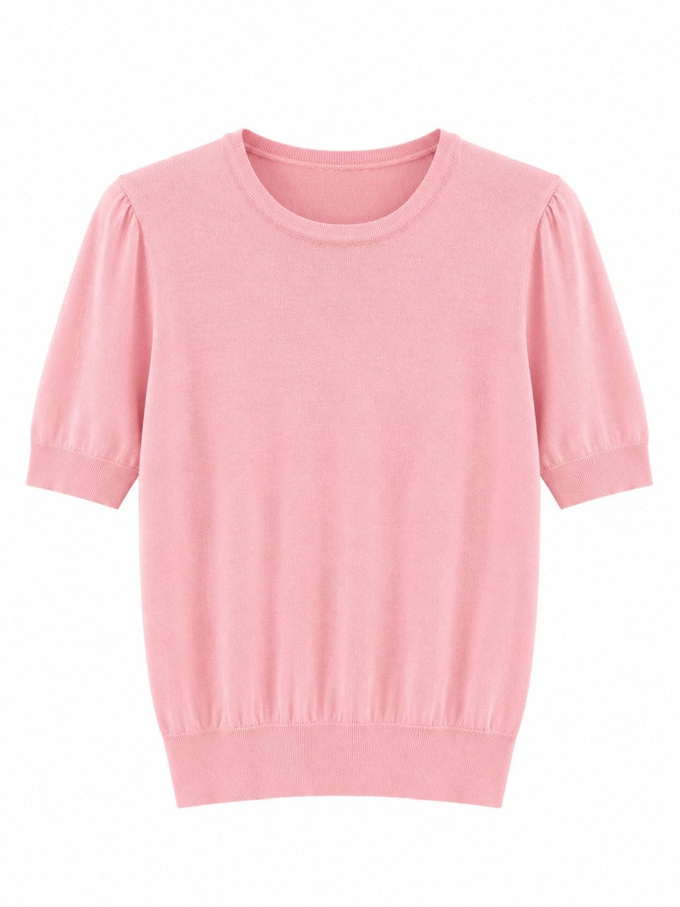 Nişantaşı Butik YARIM KOL İPEK TRİKO PEMBE