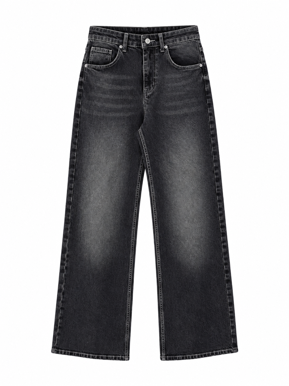 Nişantaşı Butik YÜKSEK BEL LİKRALI STRAİGHT JEAN ANTRASİT