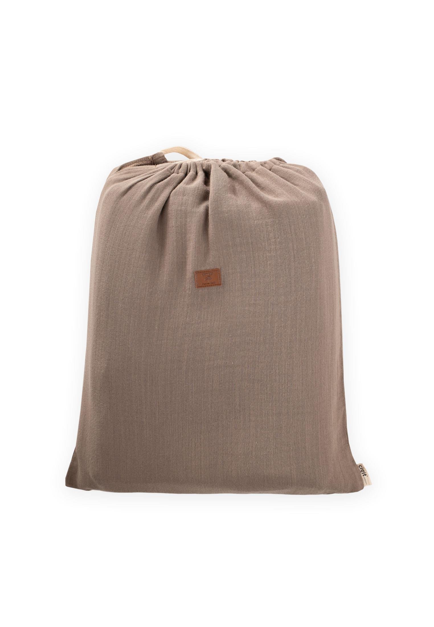 CigitKeseli Müslin Nevresim Takımı 100X135 cm +/ - 3cm Çarşaf 120X150 Yastık 35X45 cm TOPRAK