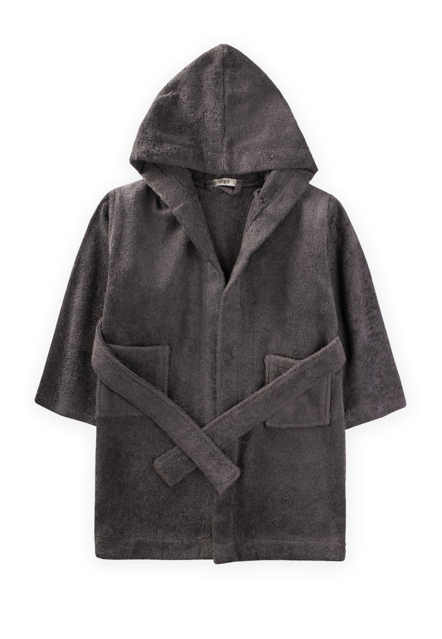 CigitÇocuk Bornoz 2-11 Yaş ANTRASİT