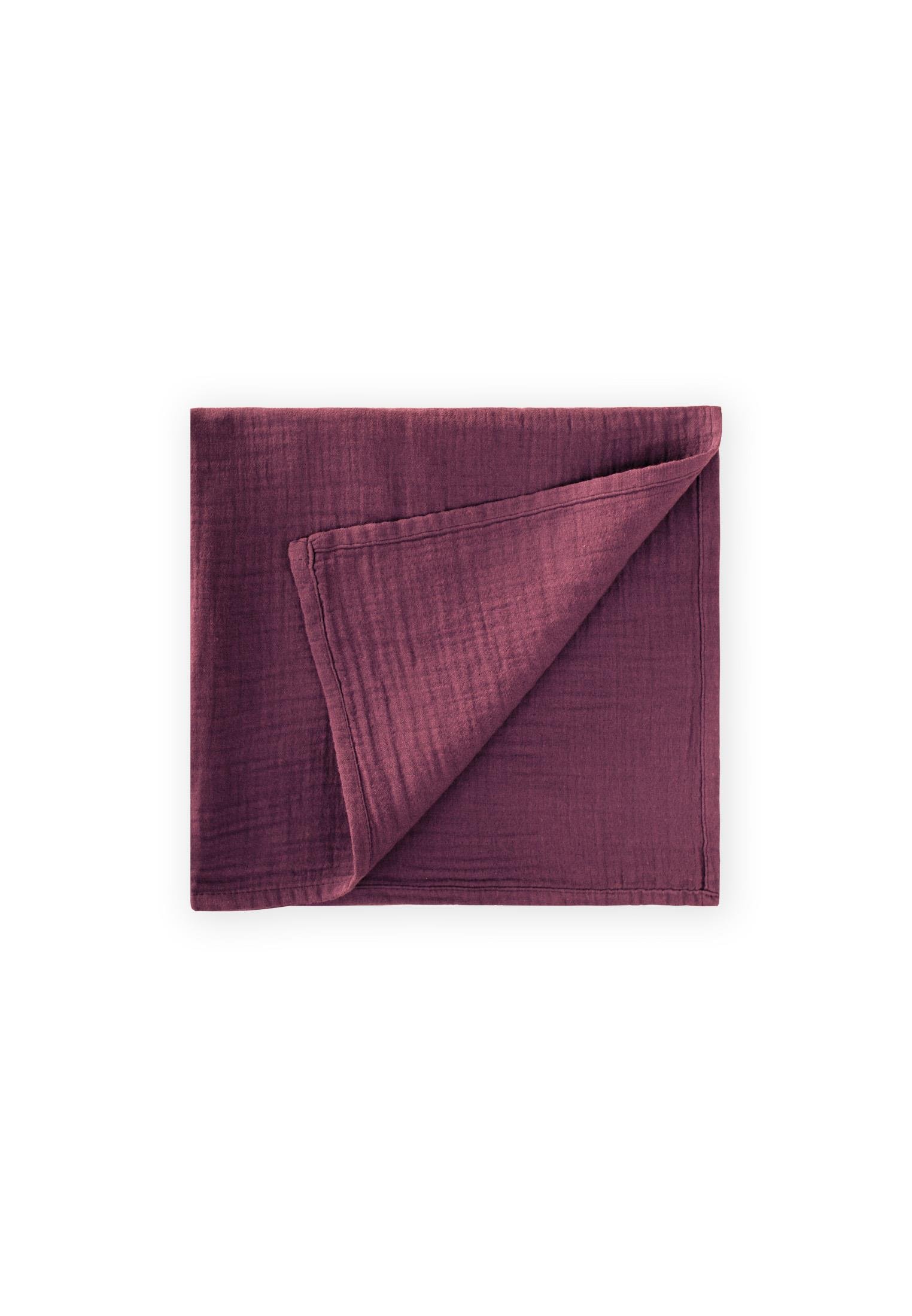 CigitDüz Müslin Battaniye 90x100 cm BORDO