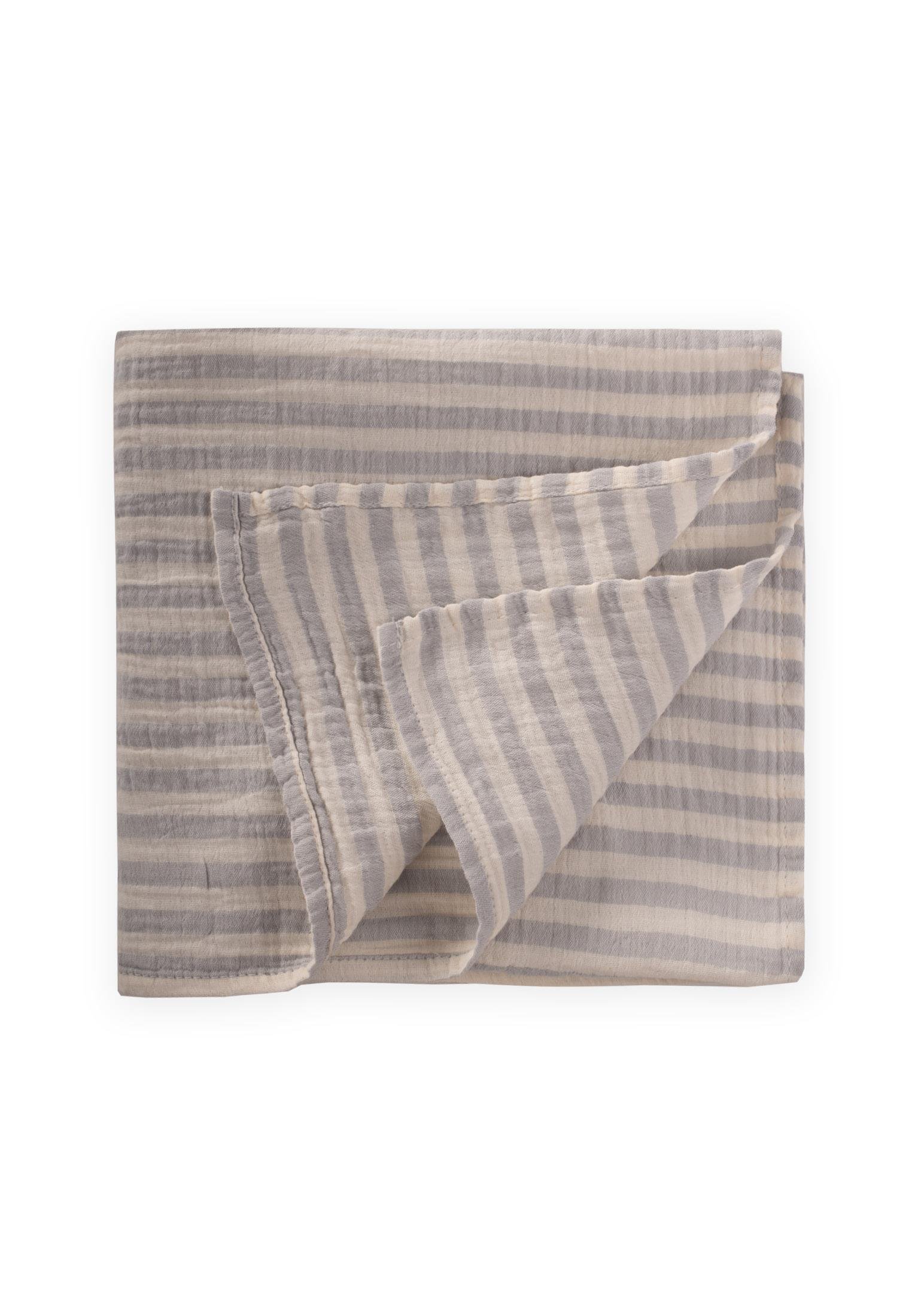 CigitNaturel Battaniye 90X100Cm A GRİ KLN ÇİZGİ