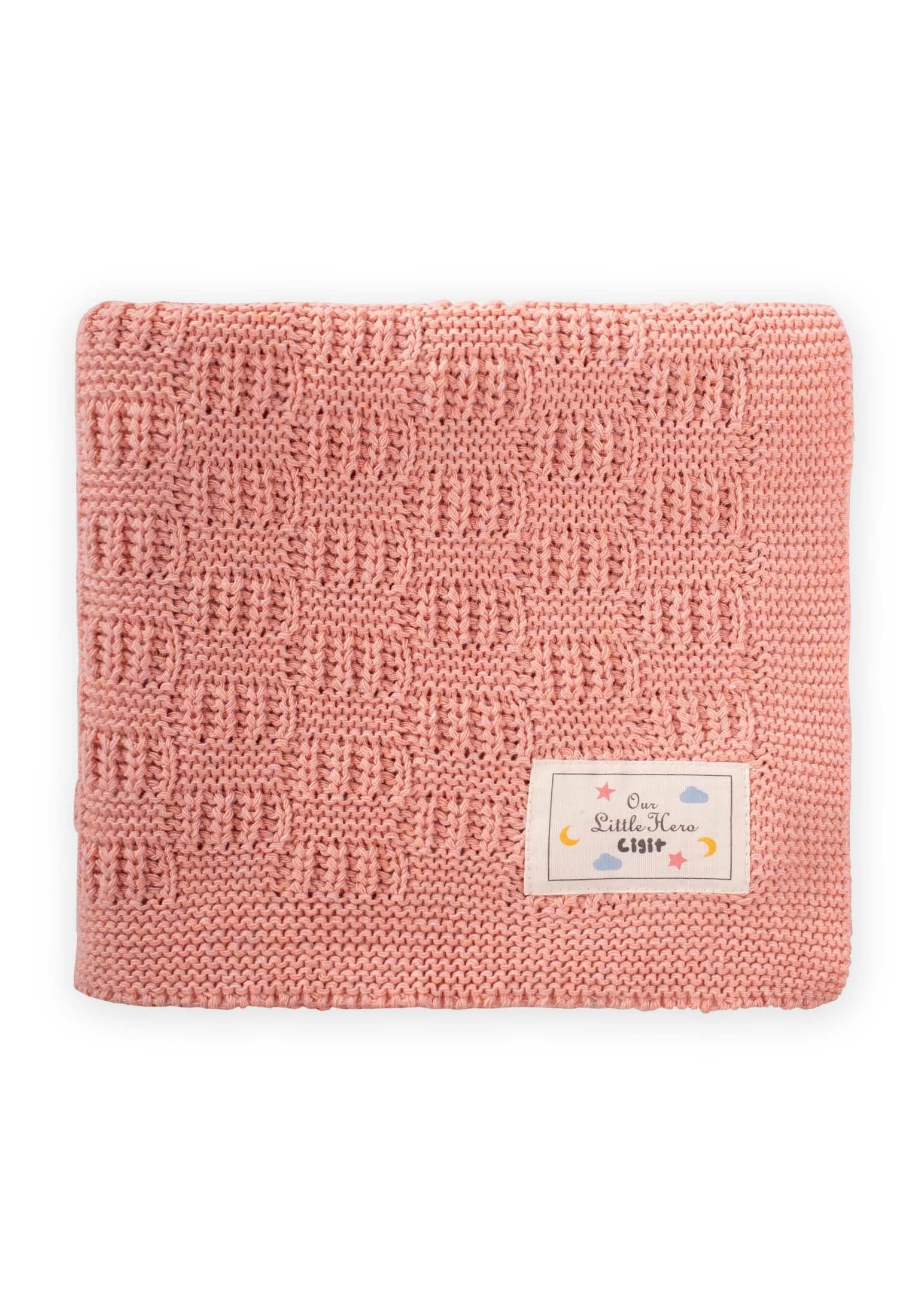 CigitPerge Desen Triko Battaniye 80X100Cm (+/-5Cm ) SOMON