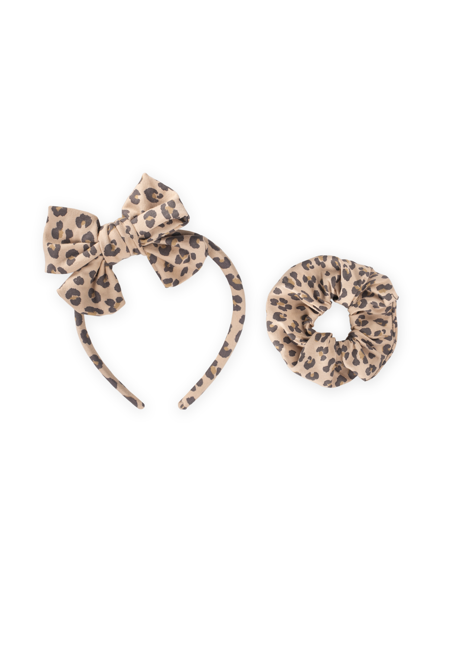 CigitTaç Fiyoklu Lastikli Toka Seti LEOPAR DESEN