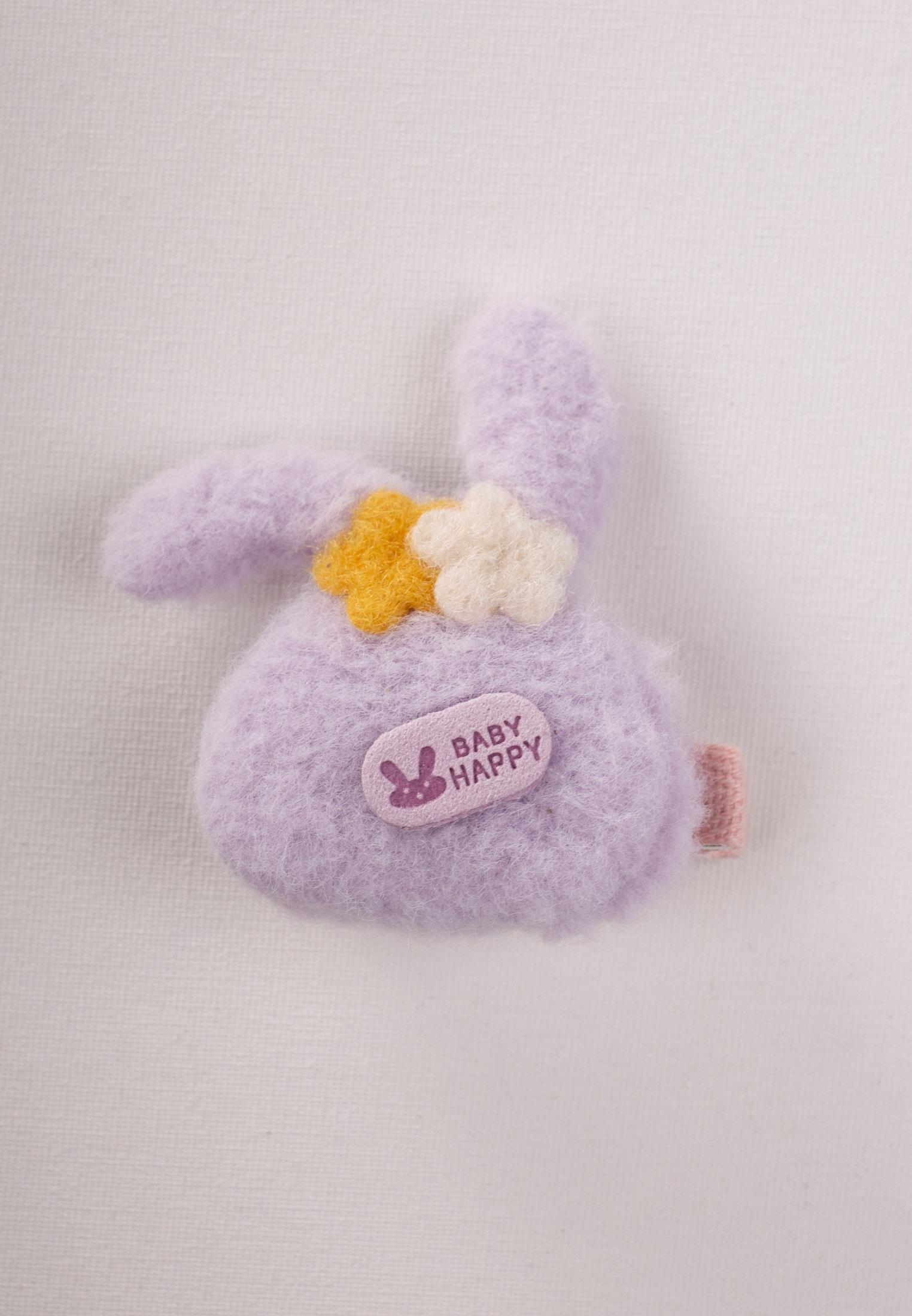 CigitBaby Happy Tavşan Kulak Toka LİLA