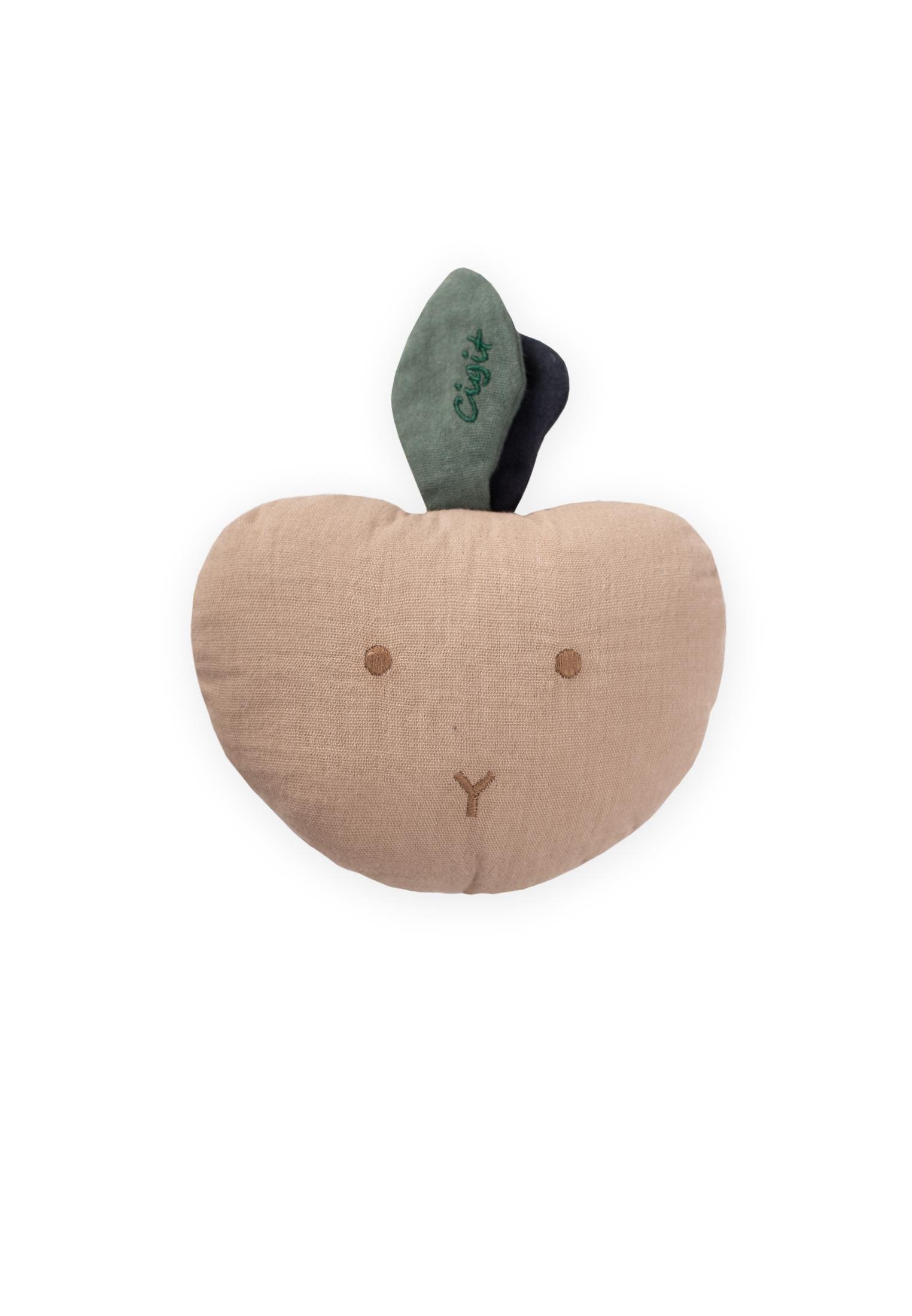 CigitMüslin Çıngıraklı Elma Oyuncak VİZON