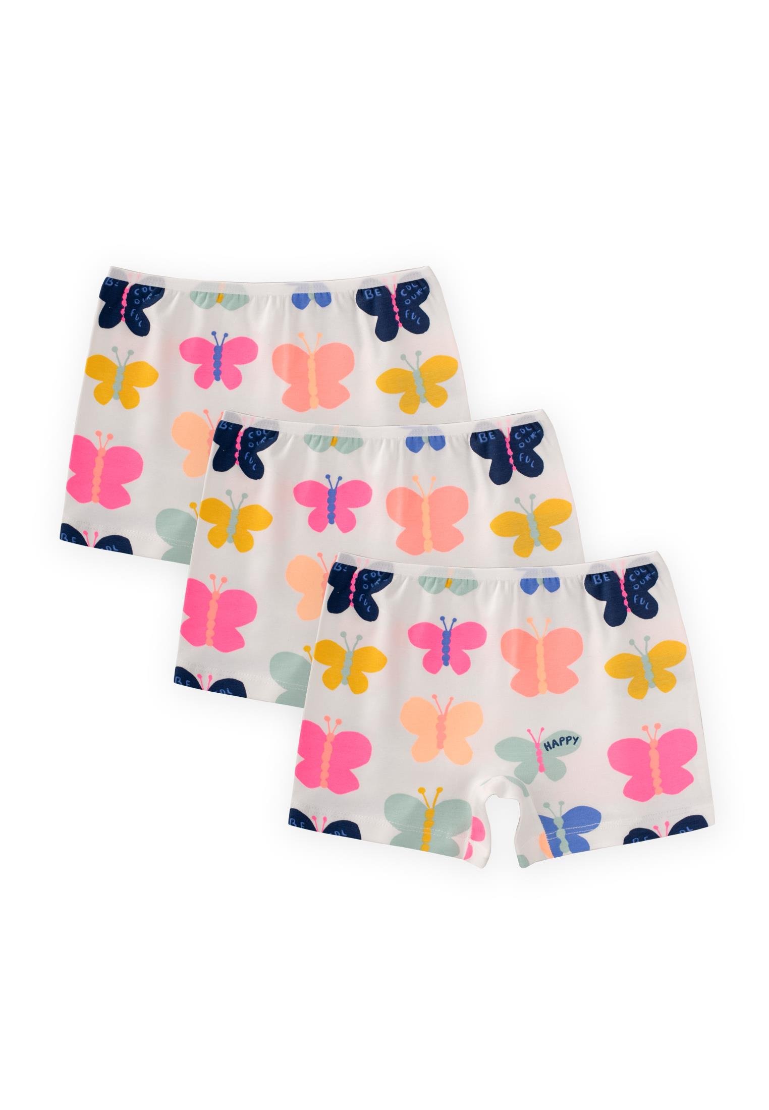 CigitÜçlü Biyeli Kız Boxser 2-9 Yaş KELEBEK DESEN