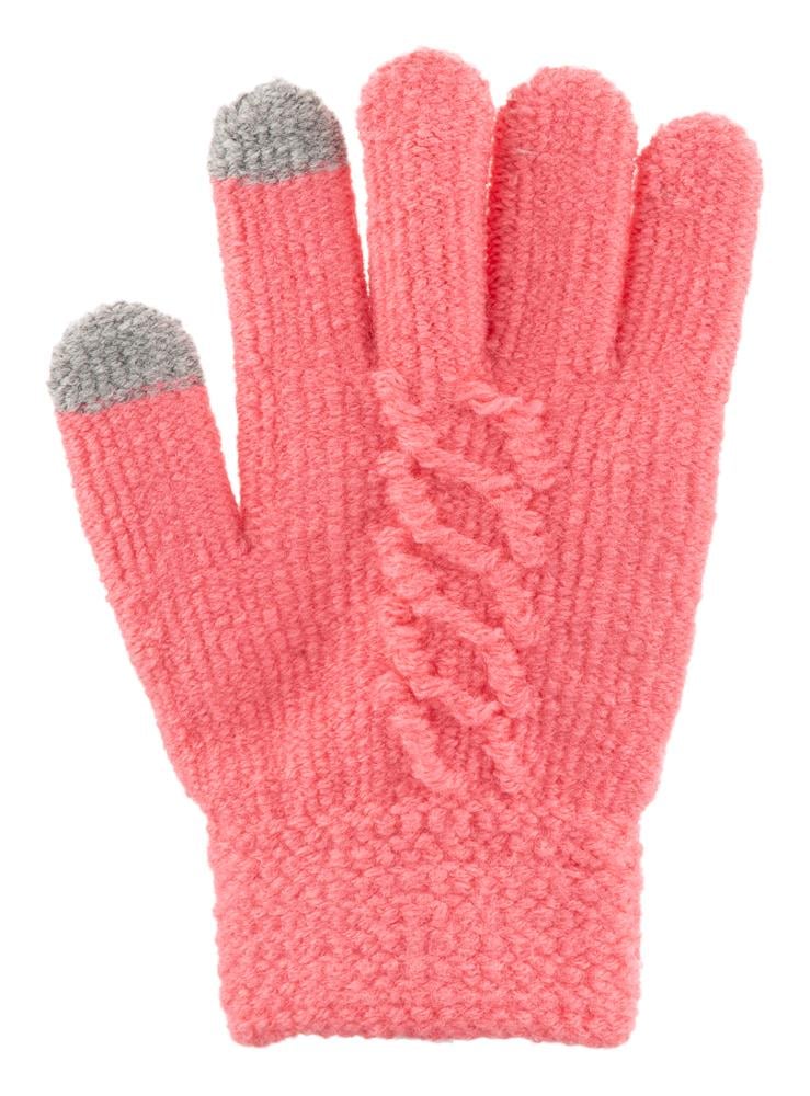 Cigit6-12 Yaş Örme Eldiven PEMBE