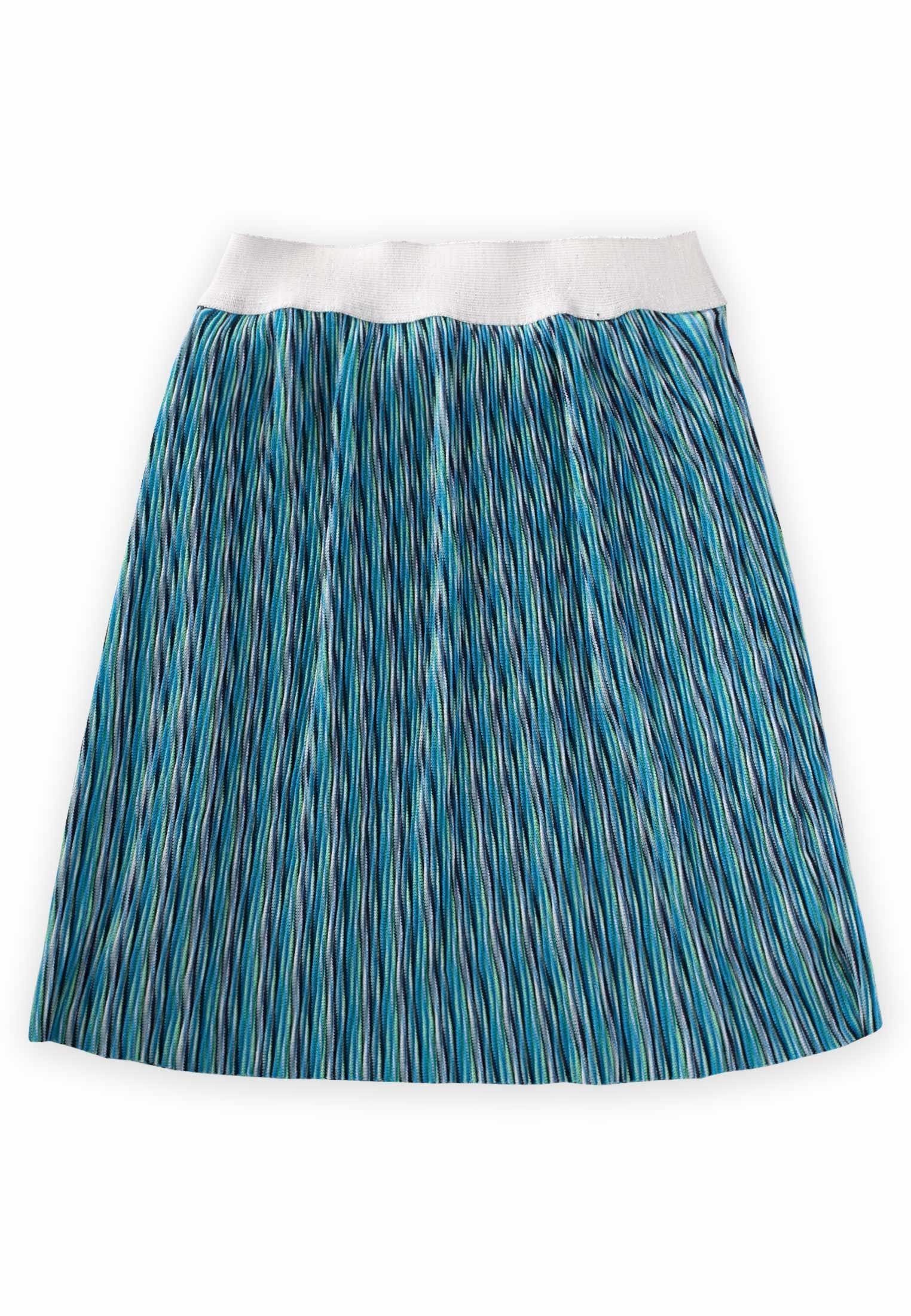 CigitPiliseli Sim Lastik Detaylı Etek 2-7 Yaş MAVİ