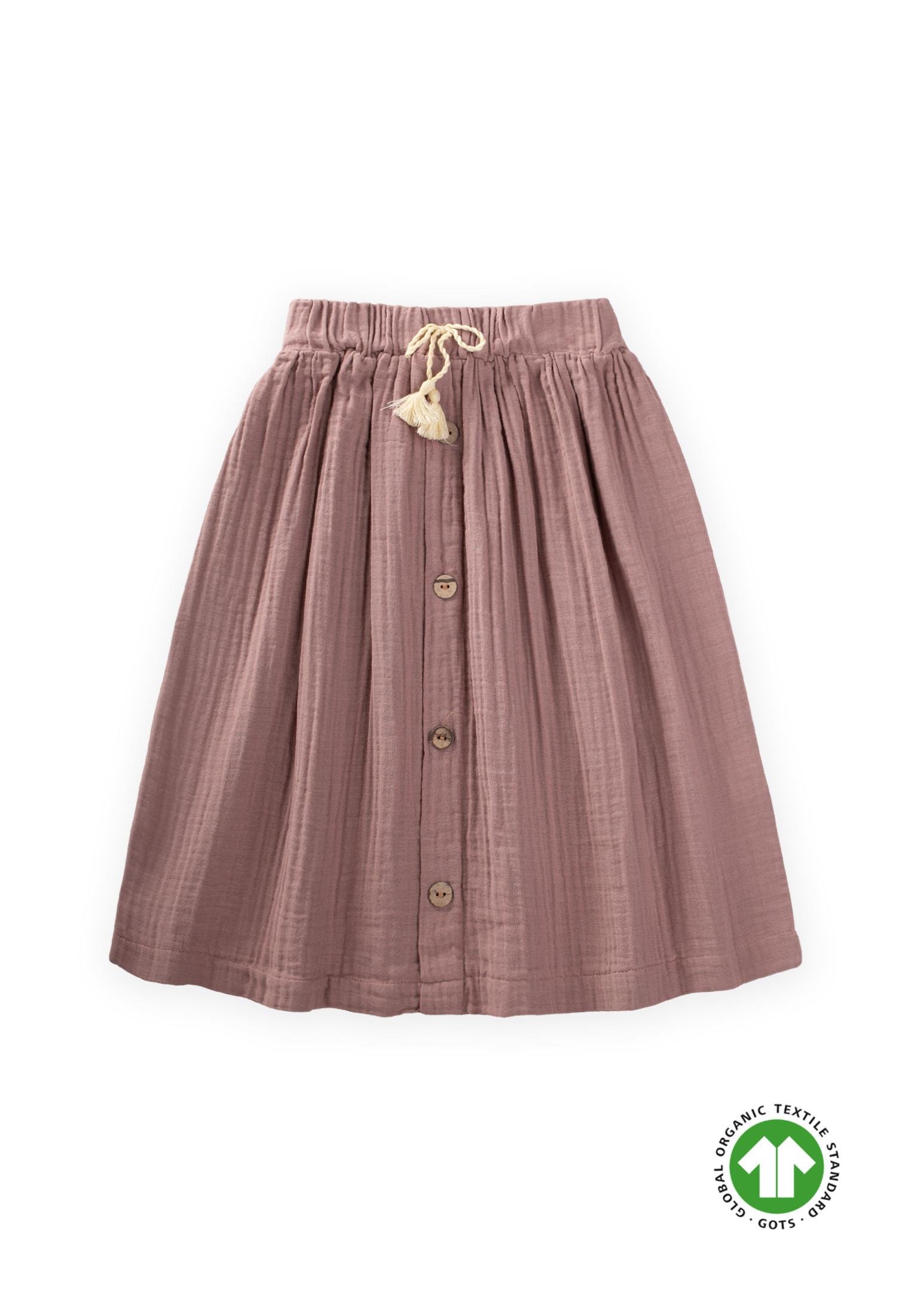 CigitOrganik Müslin Etek 2-8 Yaş BAKIR