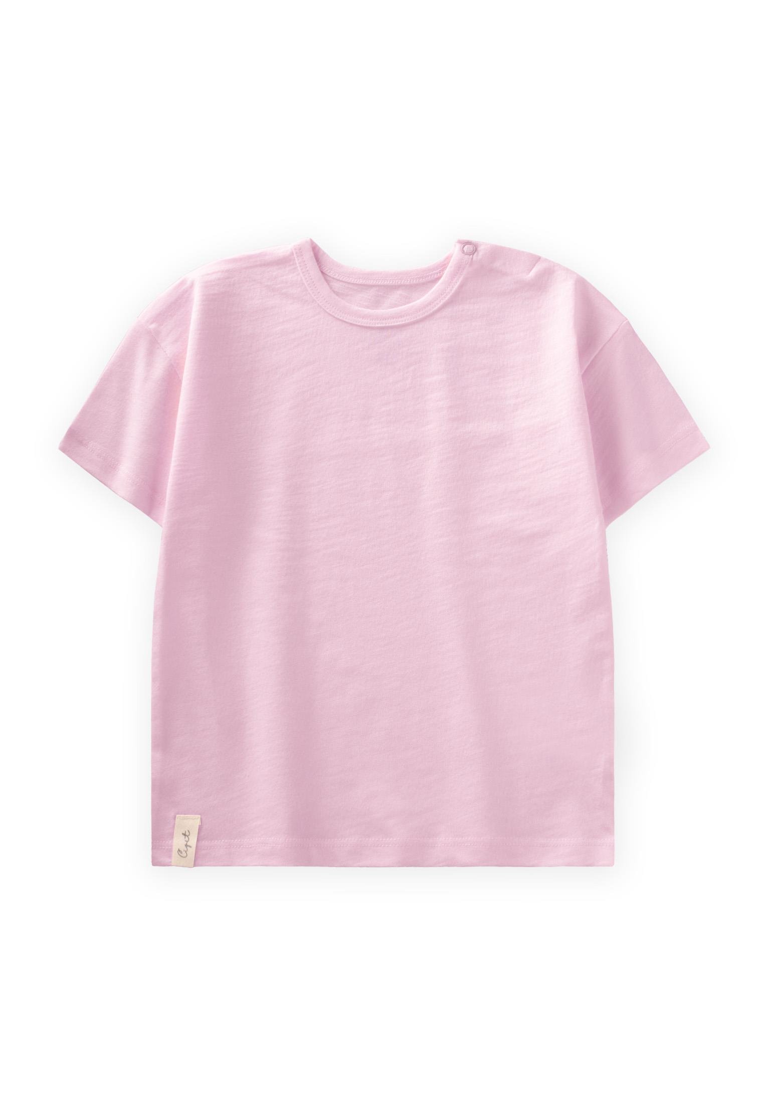CigitBasic Bebe T-Shırt 0-3 Yaş PUDRA PEMBE