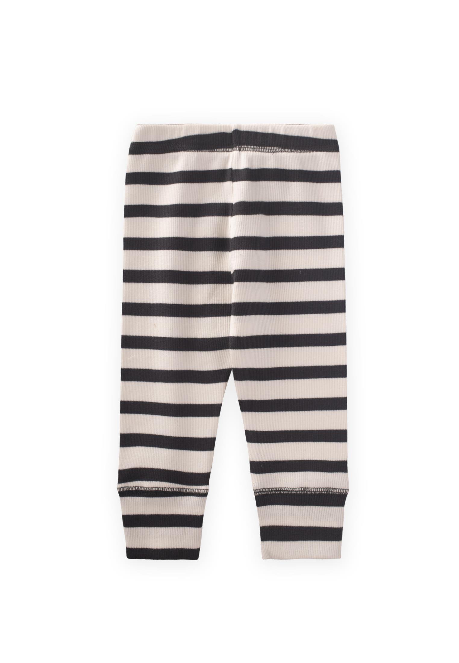 CigitDesenli Karyoka Detaylı Tayt 0-3 Yaş ANTRASİT ÇİZGİLİ