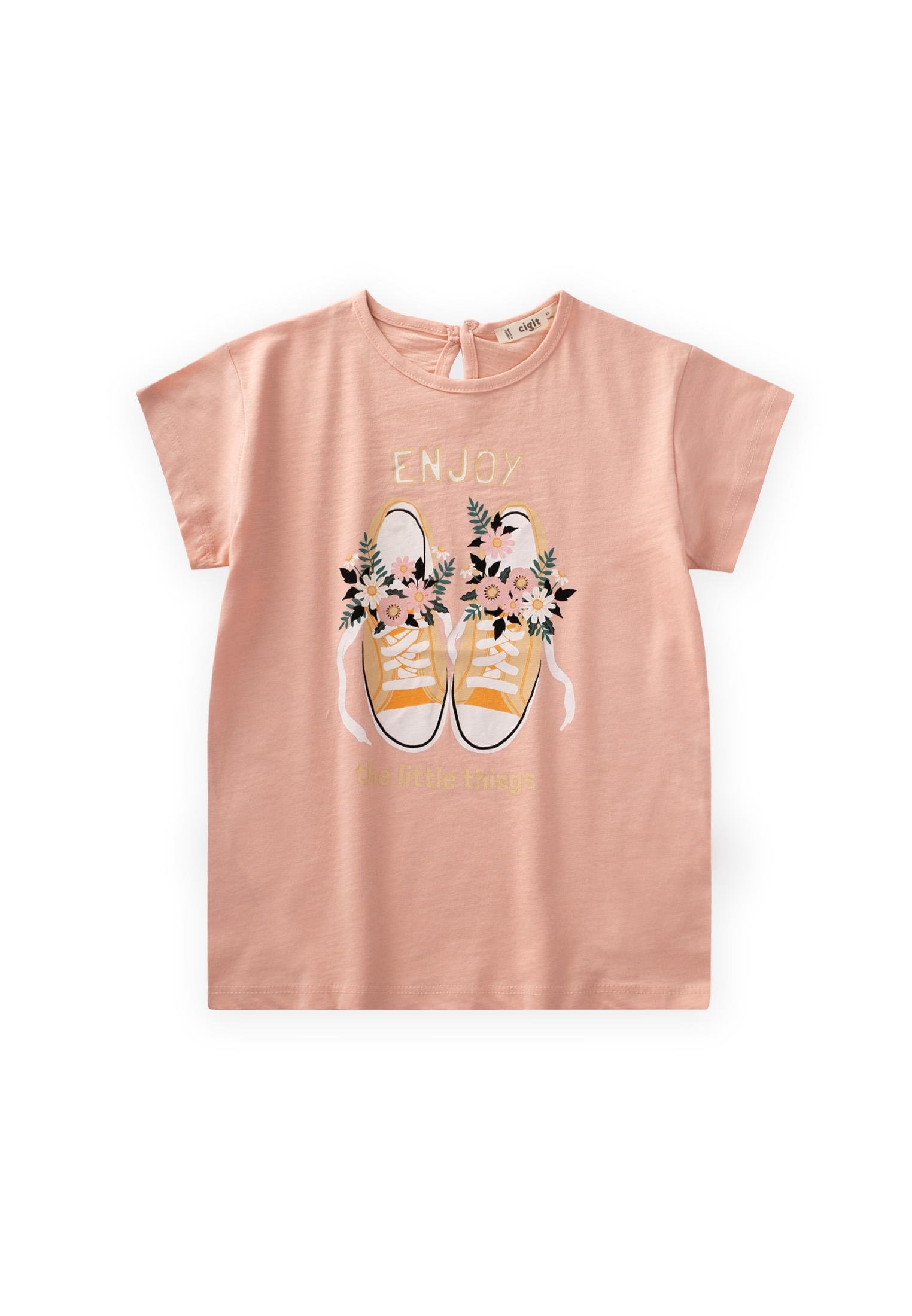 CigitBaskılı T-Shırt 8-12 Yaş YAVRUAĞZI