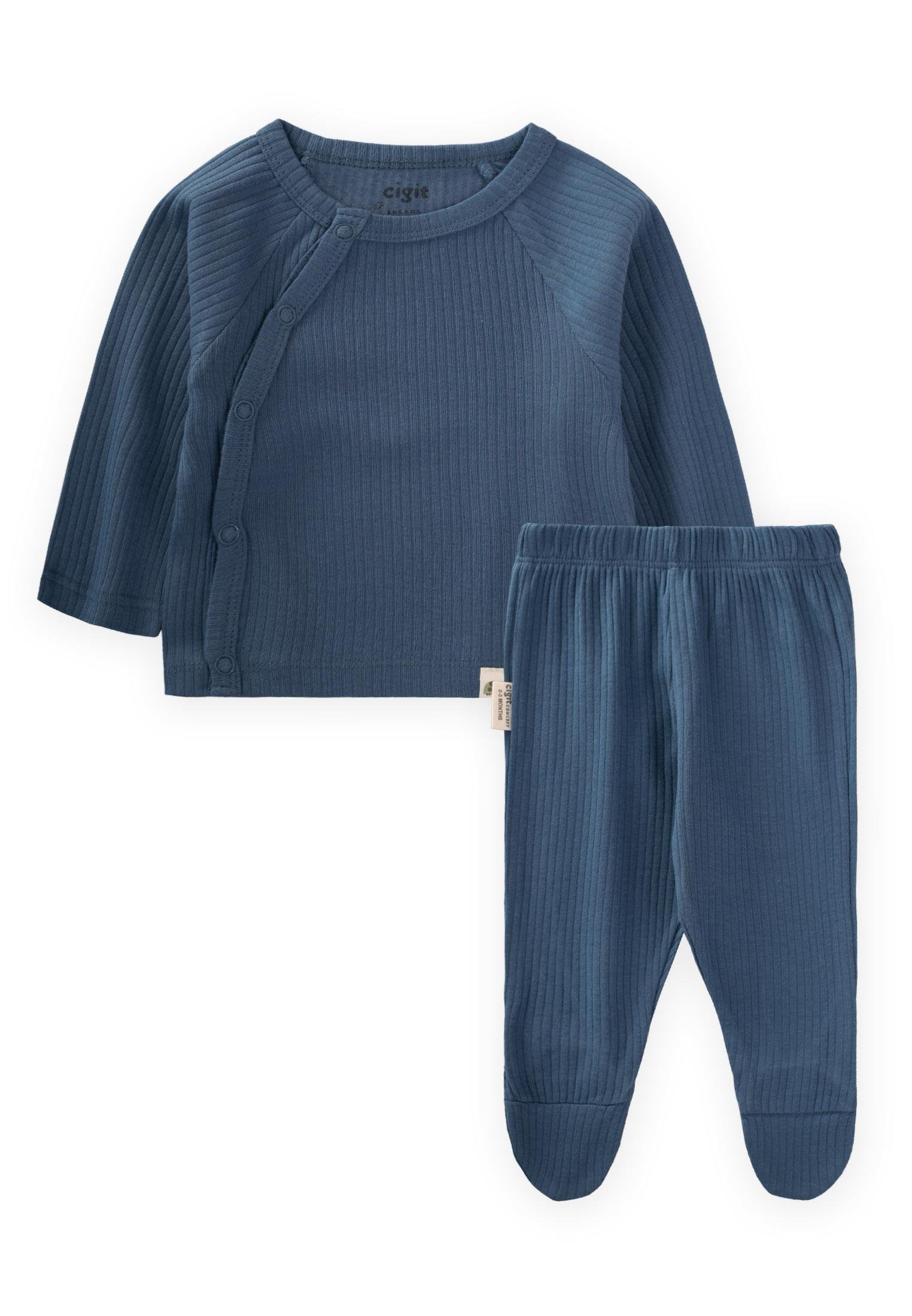 CigitFitilli Ayaklı Takım 0-9 Ay LACİVERT