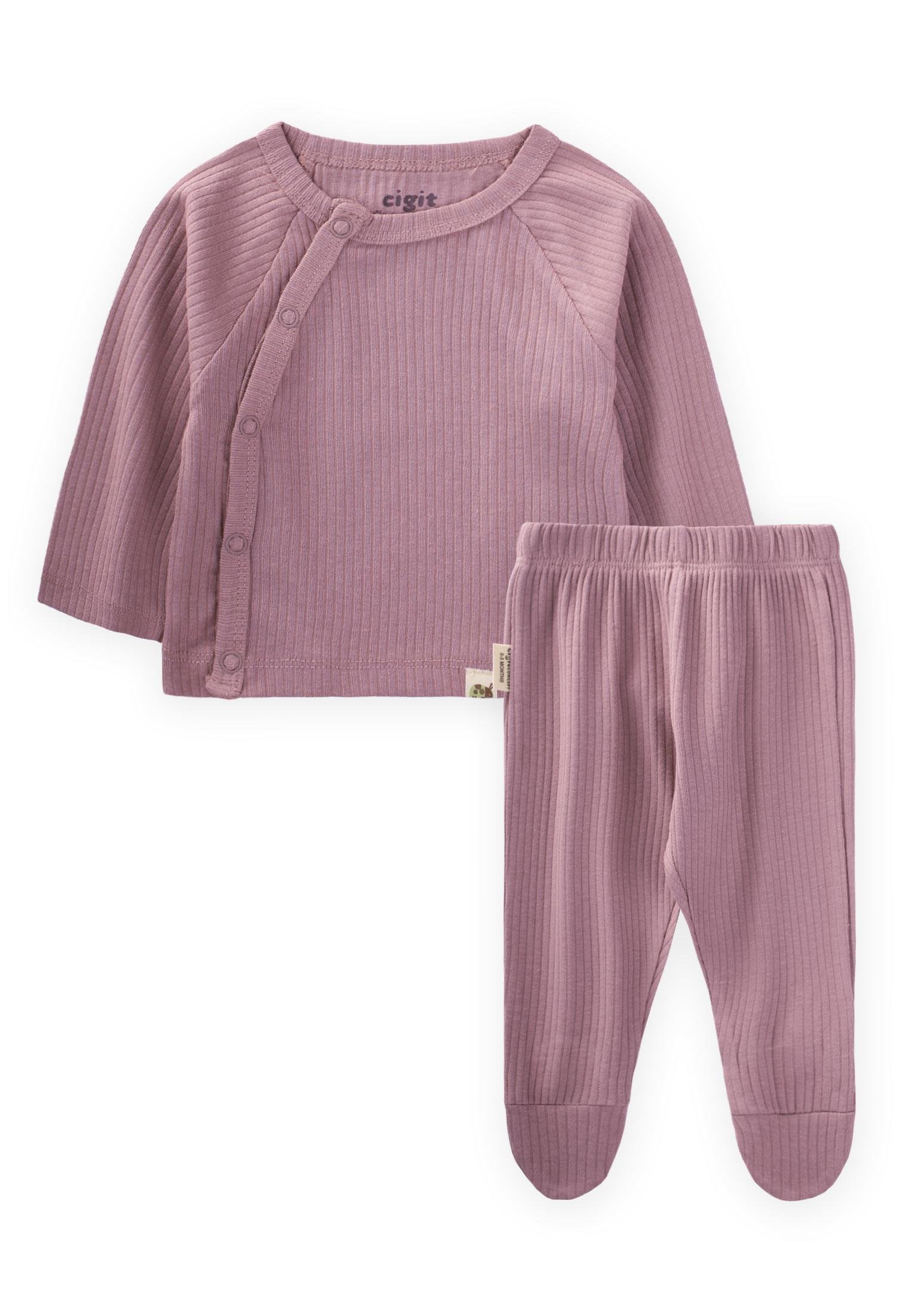 CigitFitilli Ayaklı Takım 0-9 Ay LEYLAK