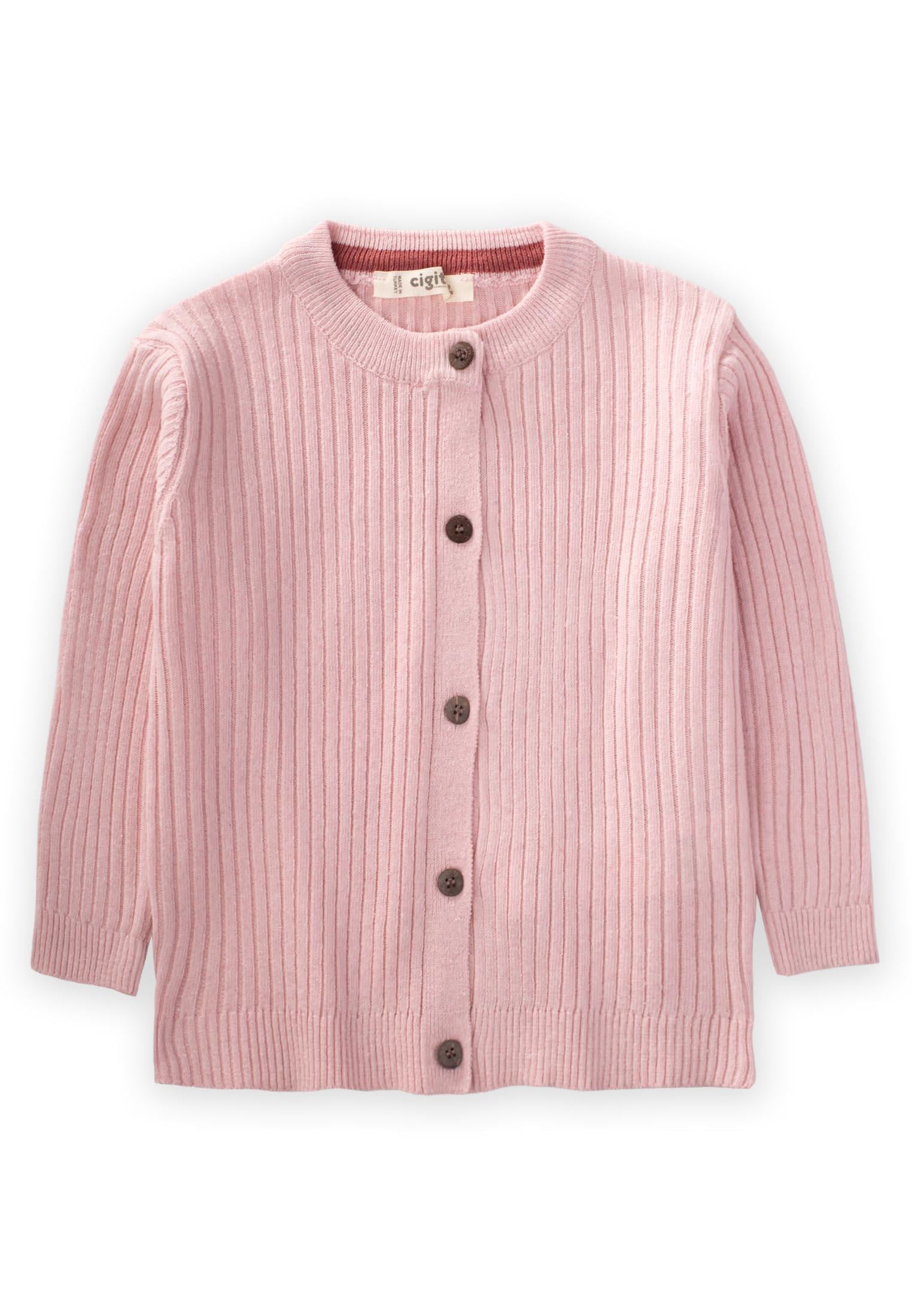 CigitFitilli Triko Hırka 1-5 Yaş PEMBE